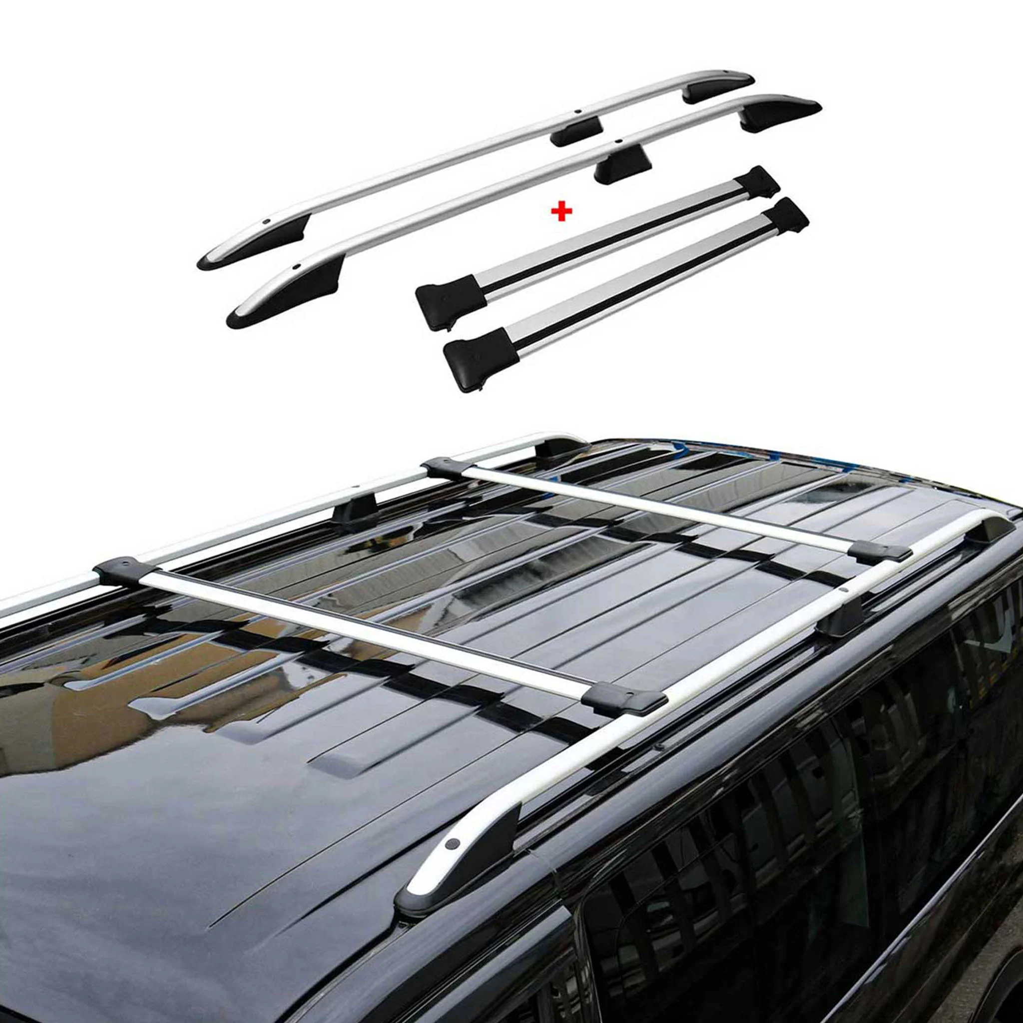 2015-2022 RAM ProMaster City Roof Racks & Roof Rack Rails Silver - Image 5