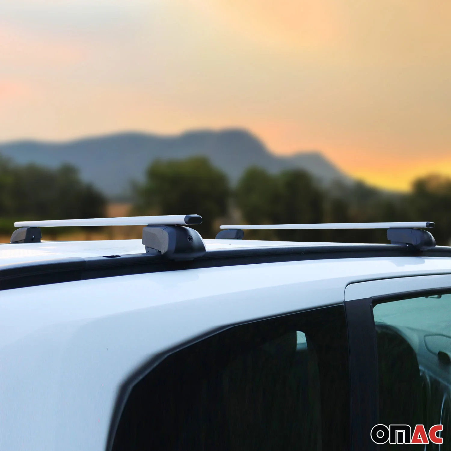 Roof Racks Cross Bars for Hyundai Santa Fe Sport / Santa Fe LWB 2013-18 Gray 2x - Image 3