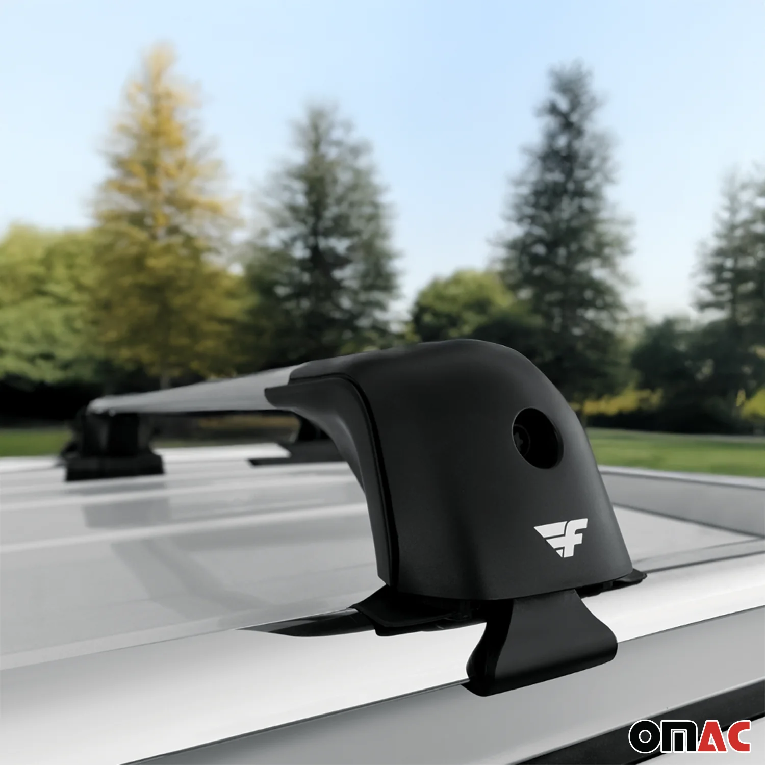 Roof Racks Cross Bars for Land Rover Freelander 1999-2006 Aluminium 220lb Black - Image 3
