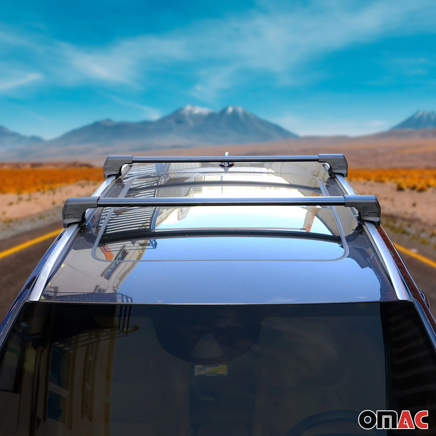 Roof Racks Cross Bars Luggage Carrier for Jeep Compass 2017-2025 Alu Black 2x - Image 6