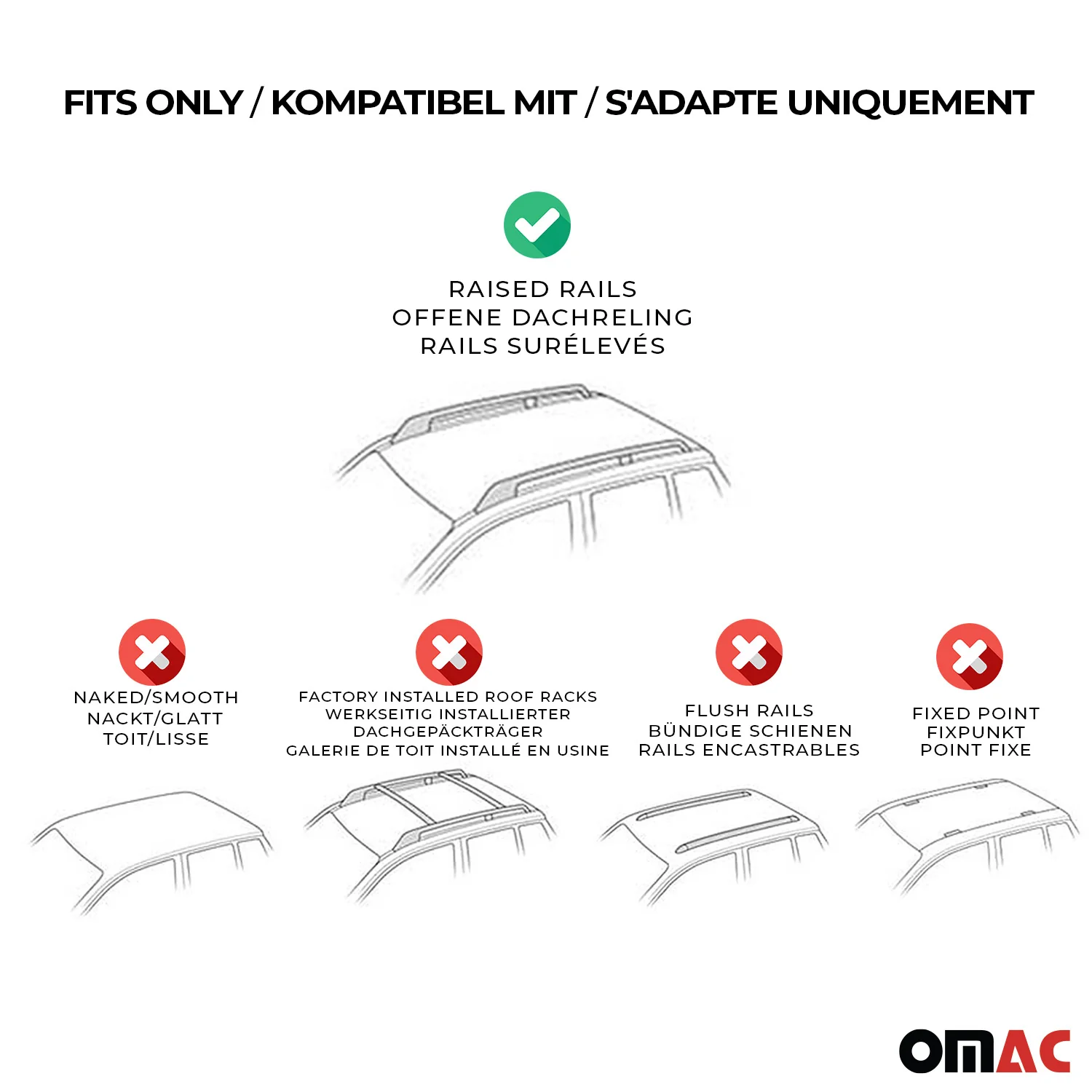 2007-2009 Dodge Durango Roof Rack Cross Bars Silver - Image 5