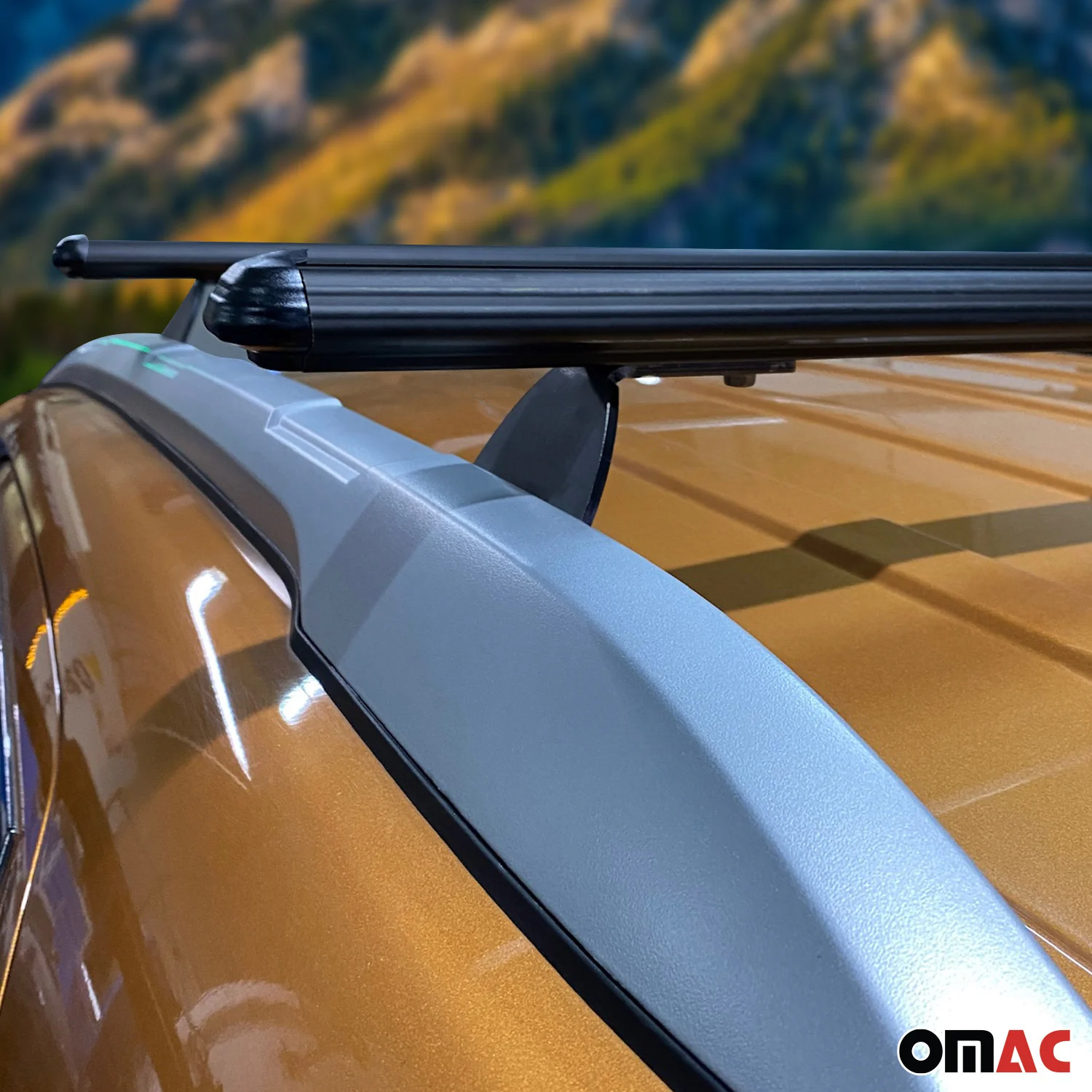 2018-2022 Ford EcoSport Roof Rack Cross Bars Black - Image 9