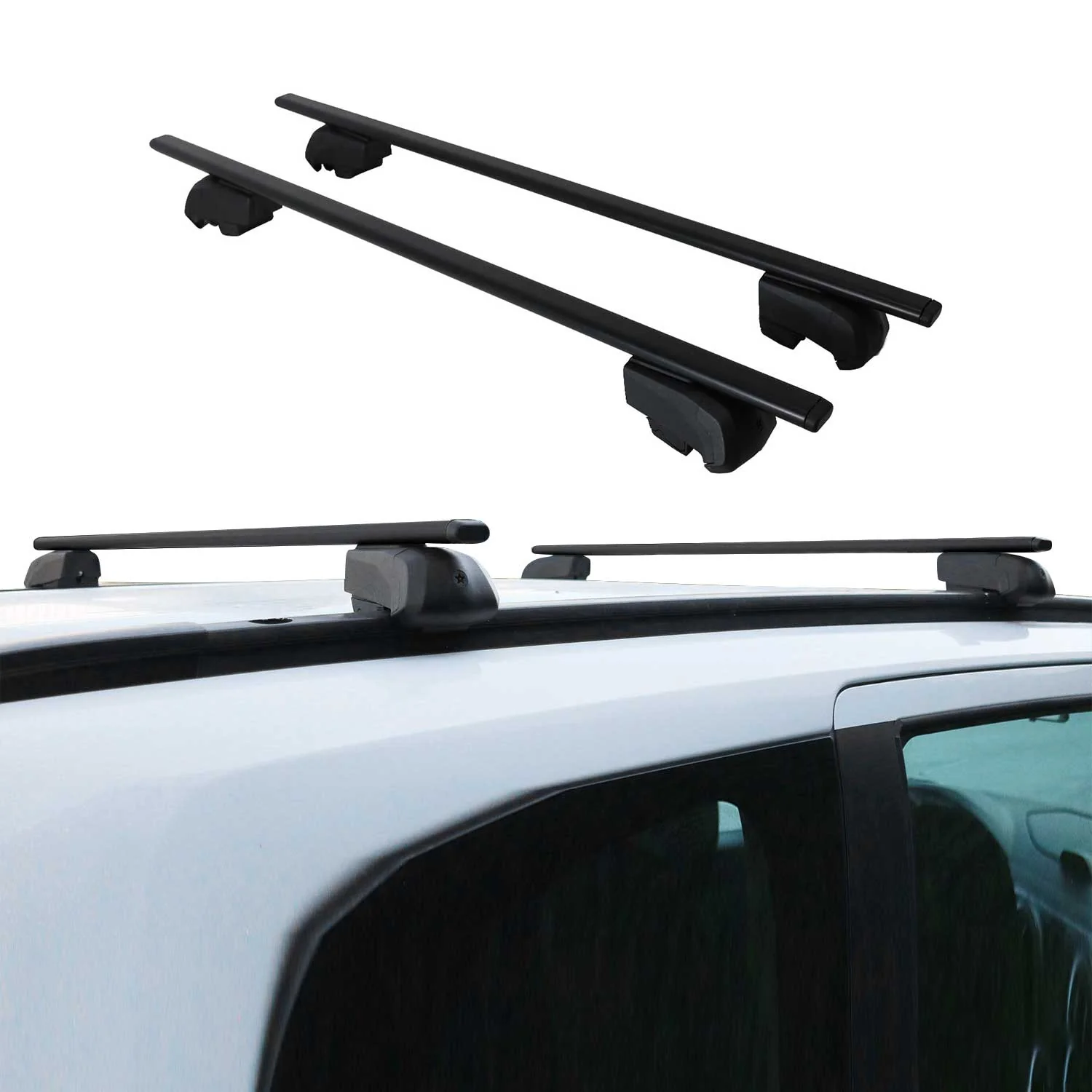 2023-2026 Mercedes GLC Class X254 Roof Rack Cross Bars Black - Image 2