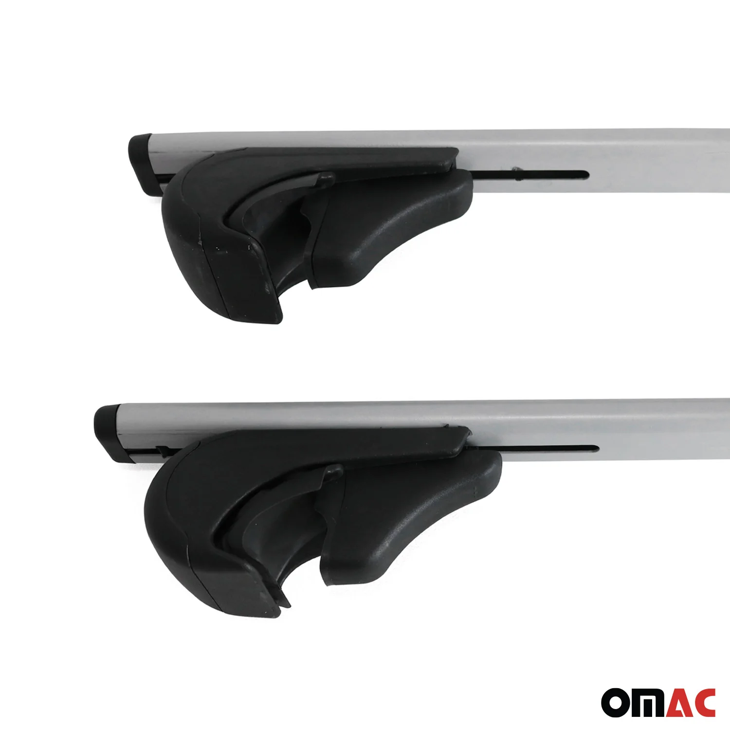 2015-2019 VW Golf SportWagen Mk7 Roof Rack Cross Bars Silver - Image 9