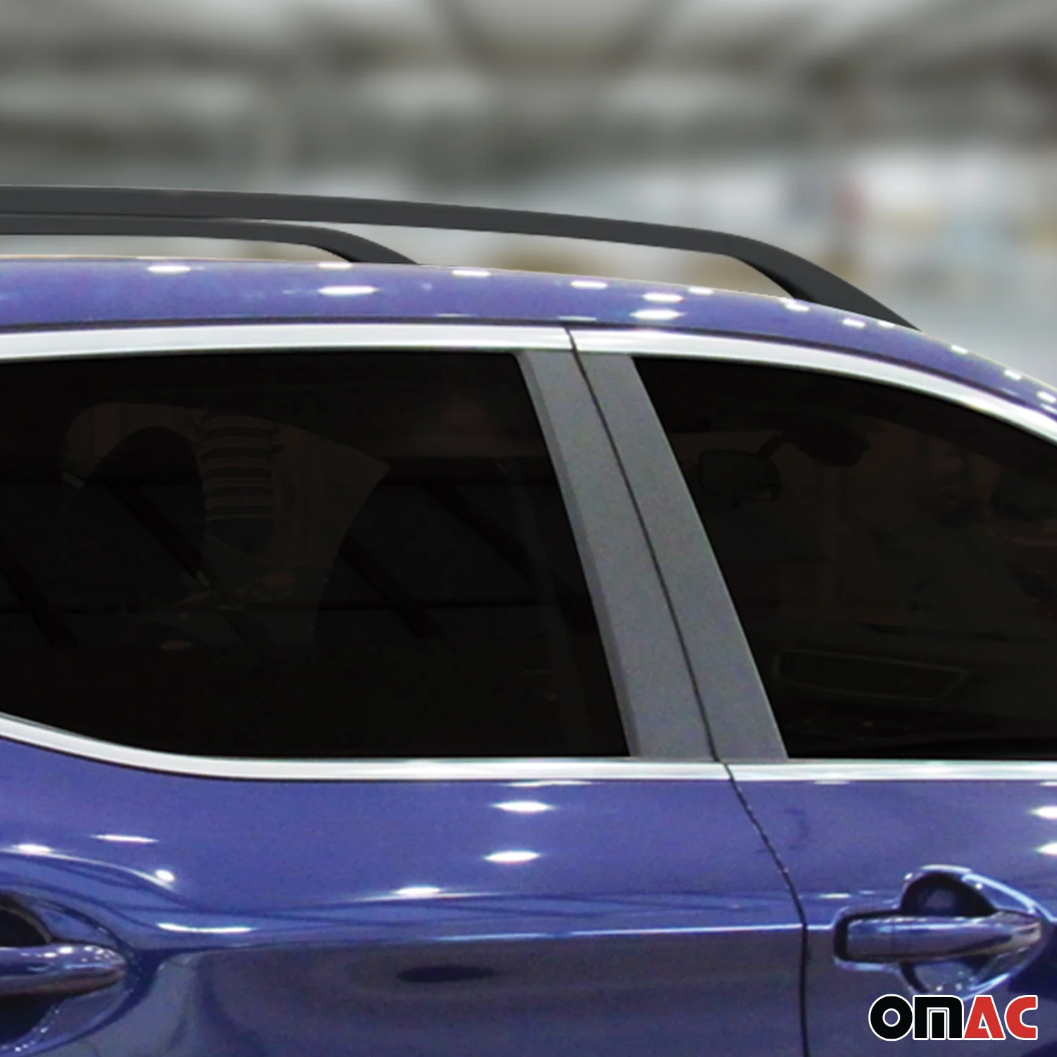 2007-2014 Nissan Qashqai Roof Rack Rails Side Rails Black - Image 5