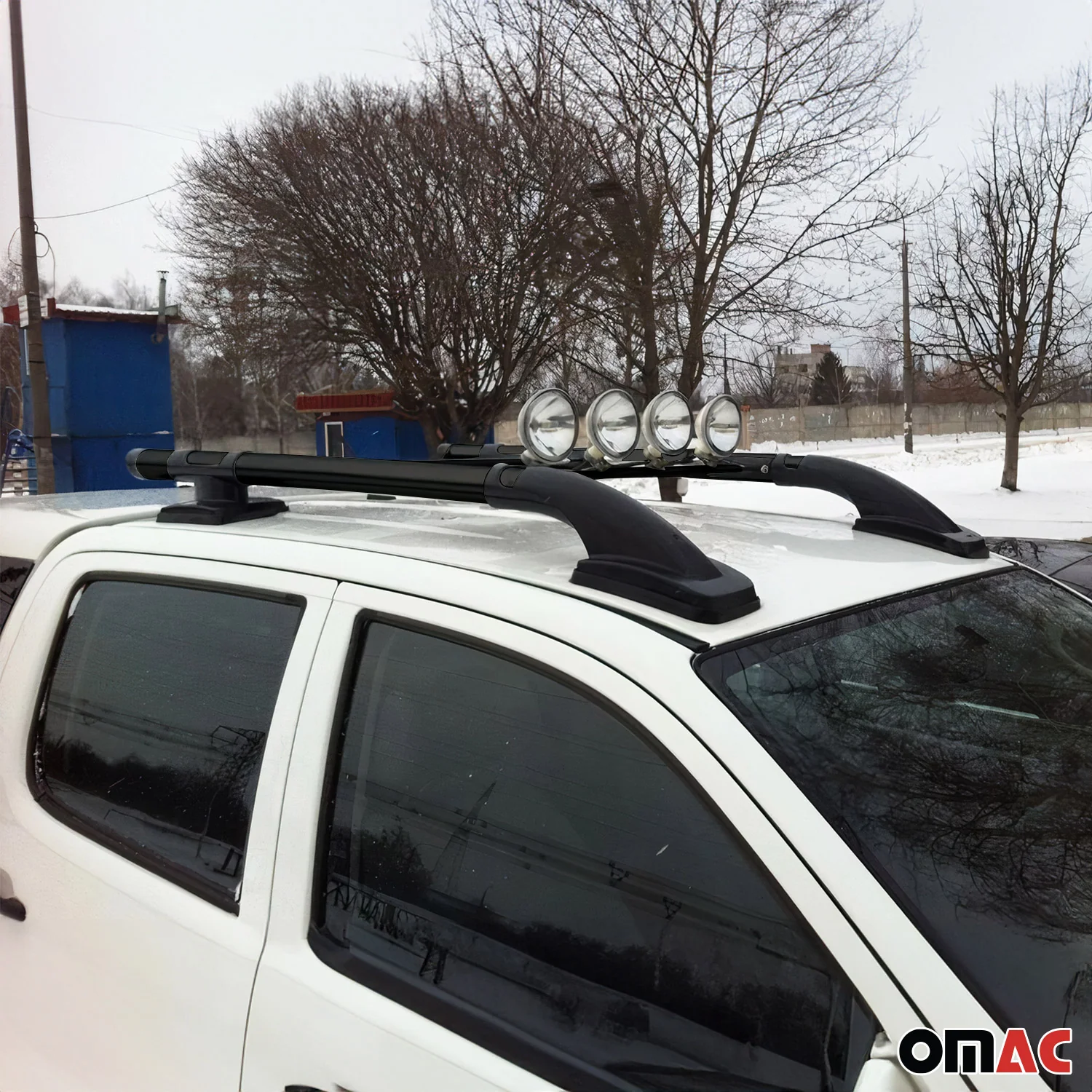 1998-2004 Nissan Frontier Crew Cab Roof Rack Rails Side Rails Black - Image 8