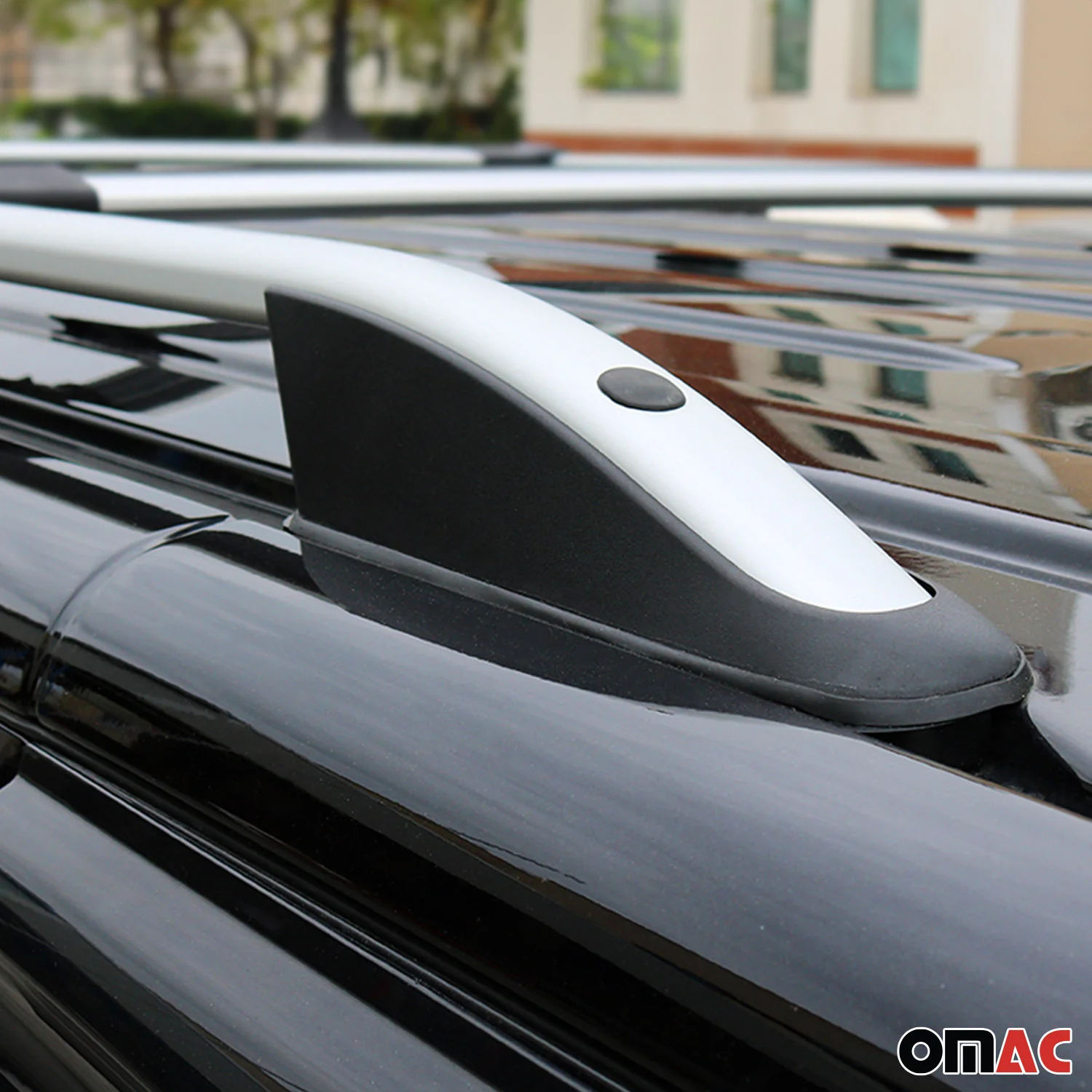 2015-2018 Chevrolet City Express Roof Rack Rails Side Rails Silver - Image 3