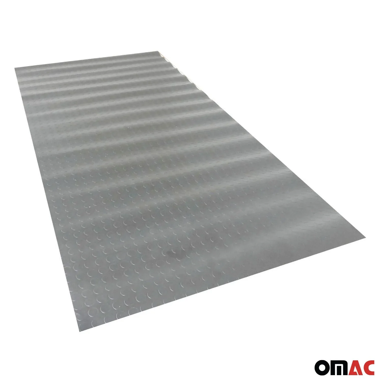Rubber Truck Bed Liner Trunk Mat Floor Liner Alu. Look Penny Gray 40"x79" - Image 6