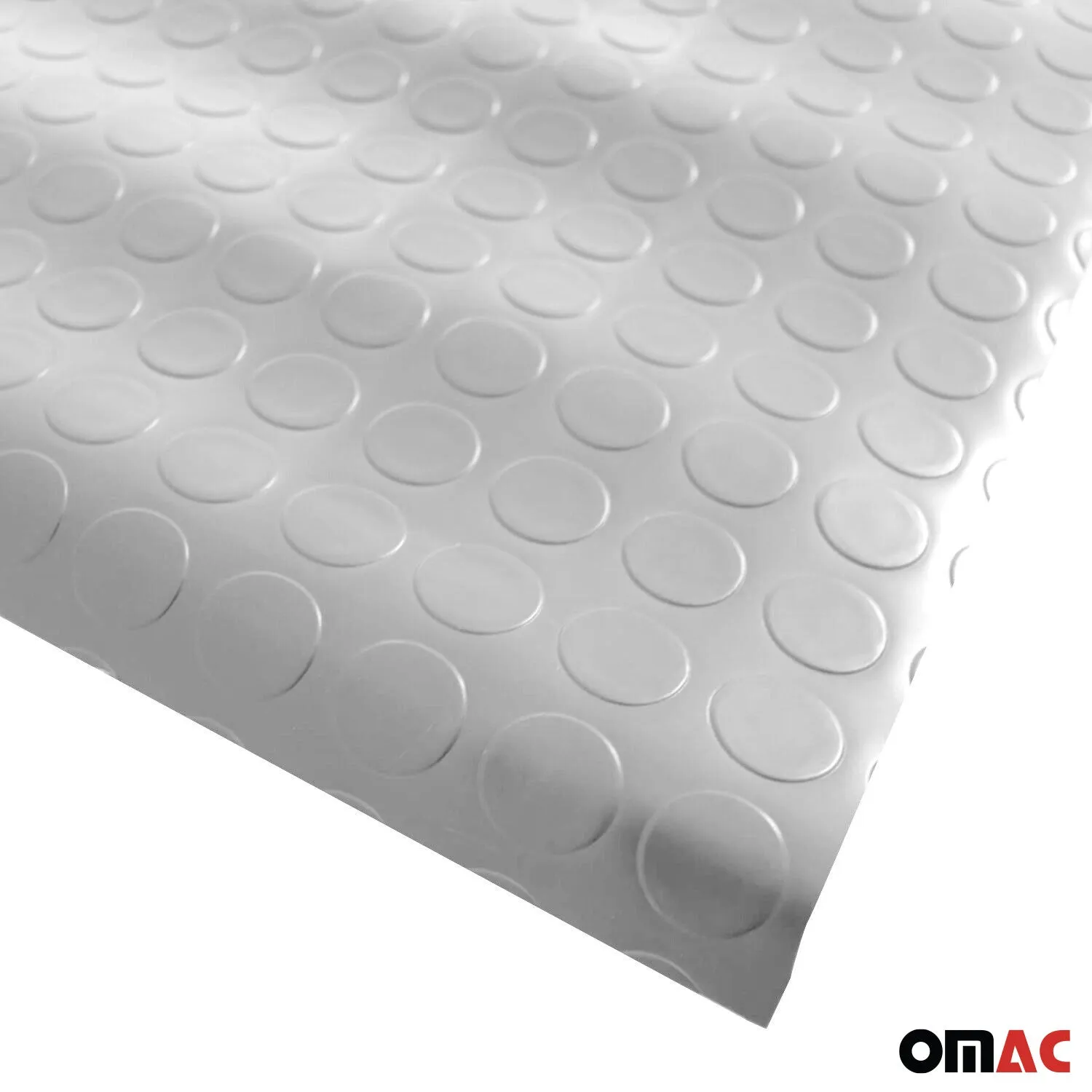 Rubber Truck Bed Liner Trunk Mat Floor Liner Alu. Look Penny Gray 40"x79" - Image 7