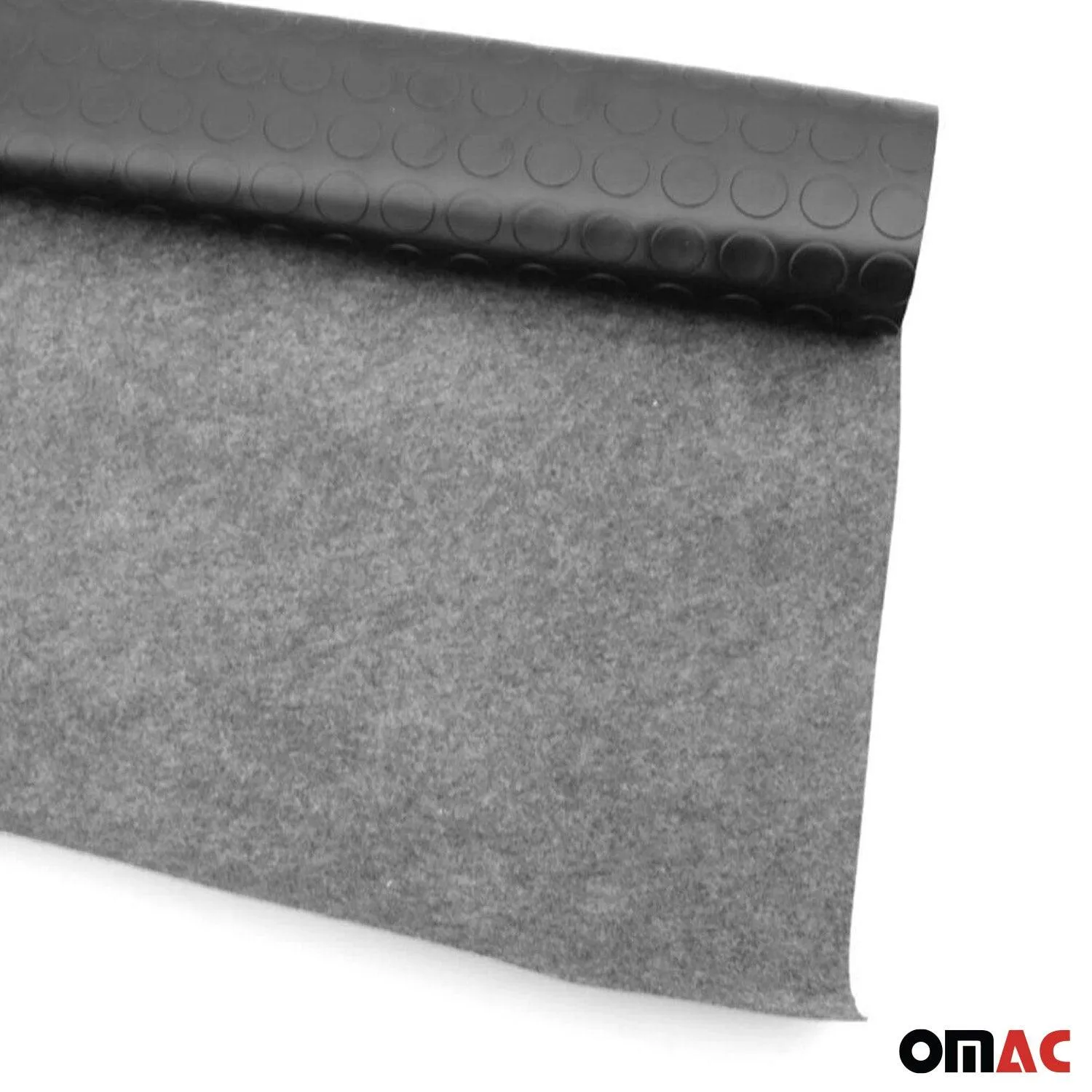 Rubber Truck Bed Liner Trunk Mat Flooring Mat 197x79 inch Peny Style Black - Image 5