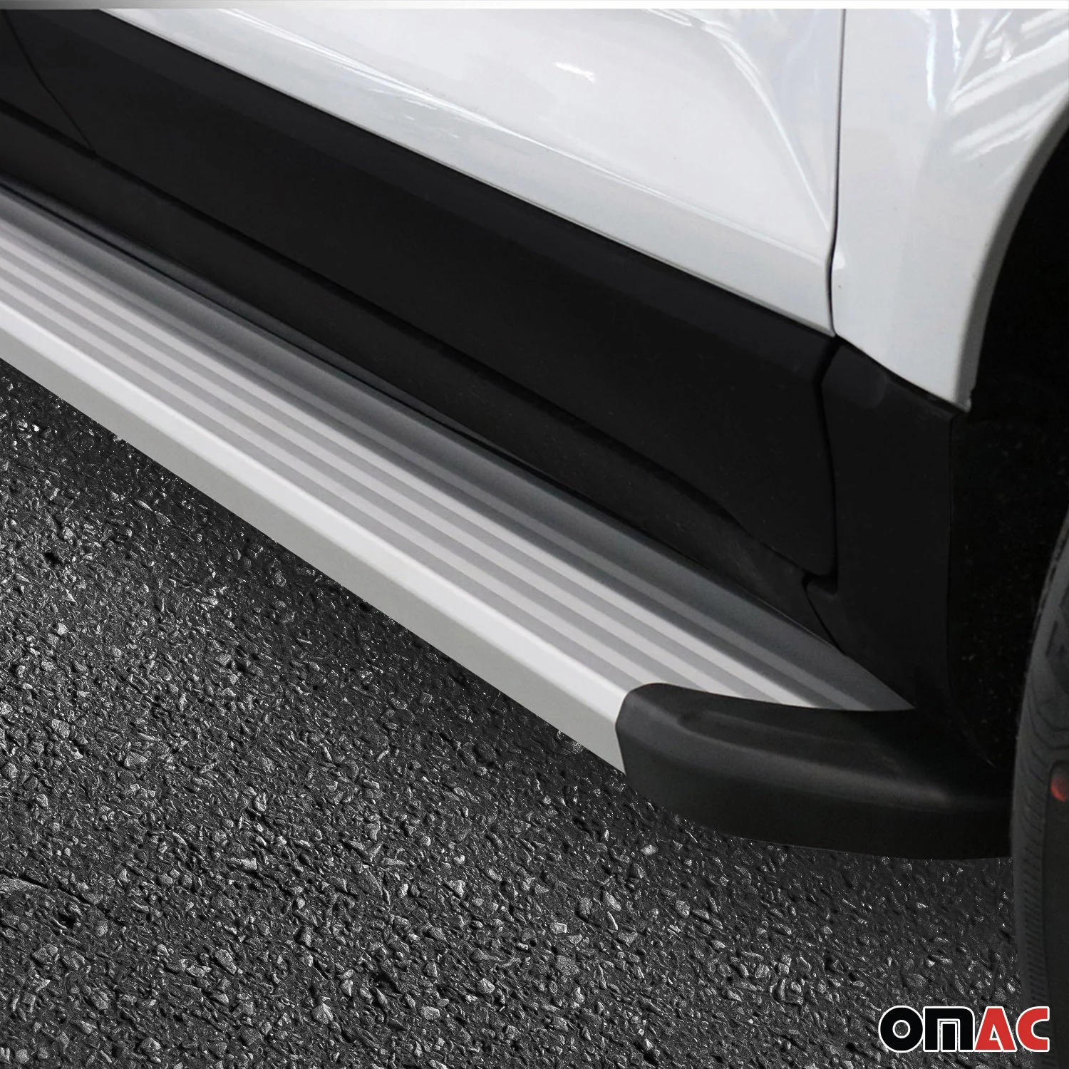 2007-2015 Audi Q7 Running Boards Side Steps Silver - Image 9
