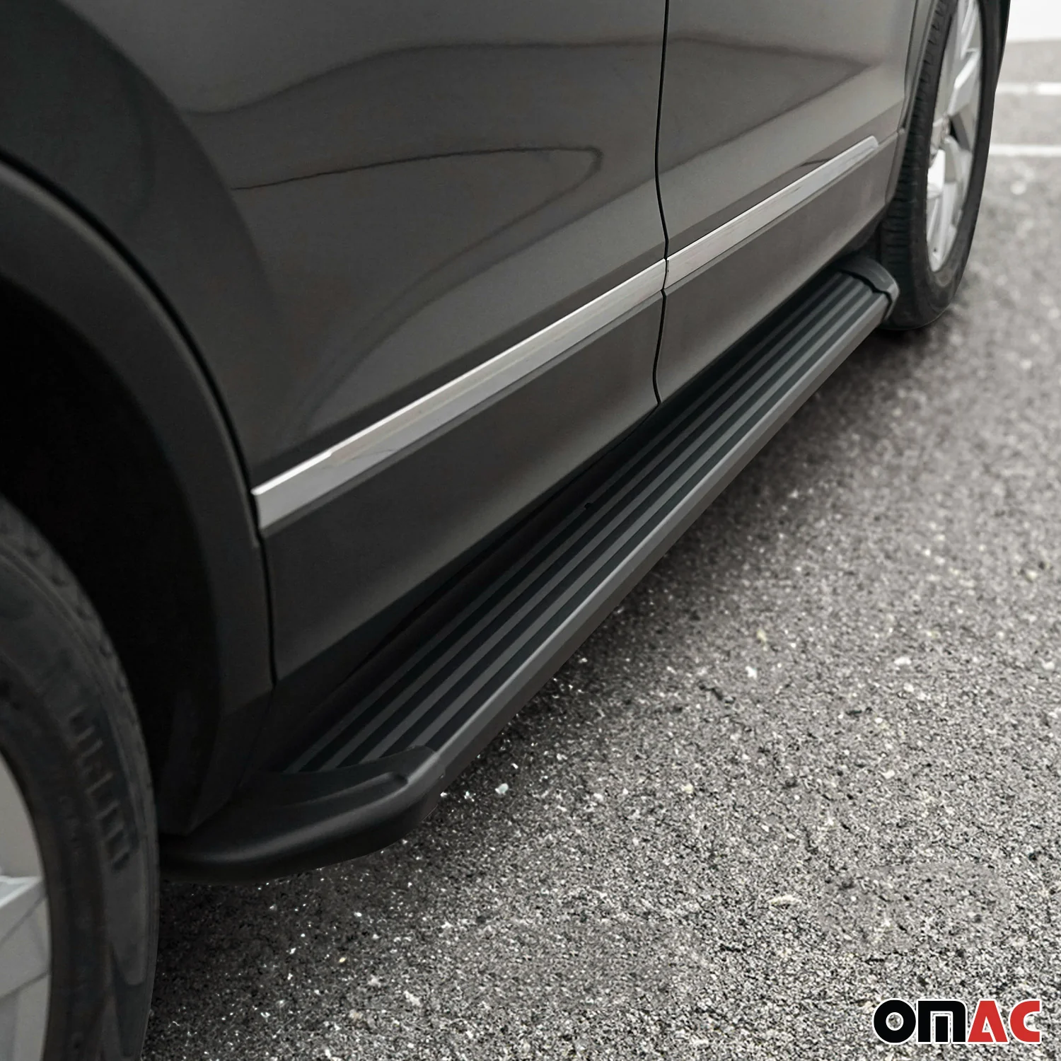 2010-2017 VW Touareg Running Boards Side Steps Black - Image 3