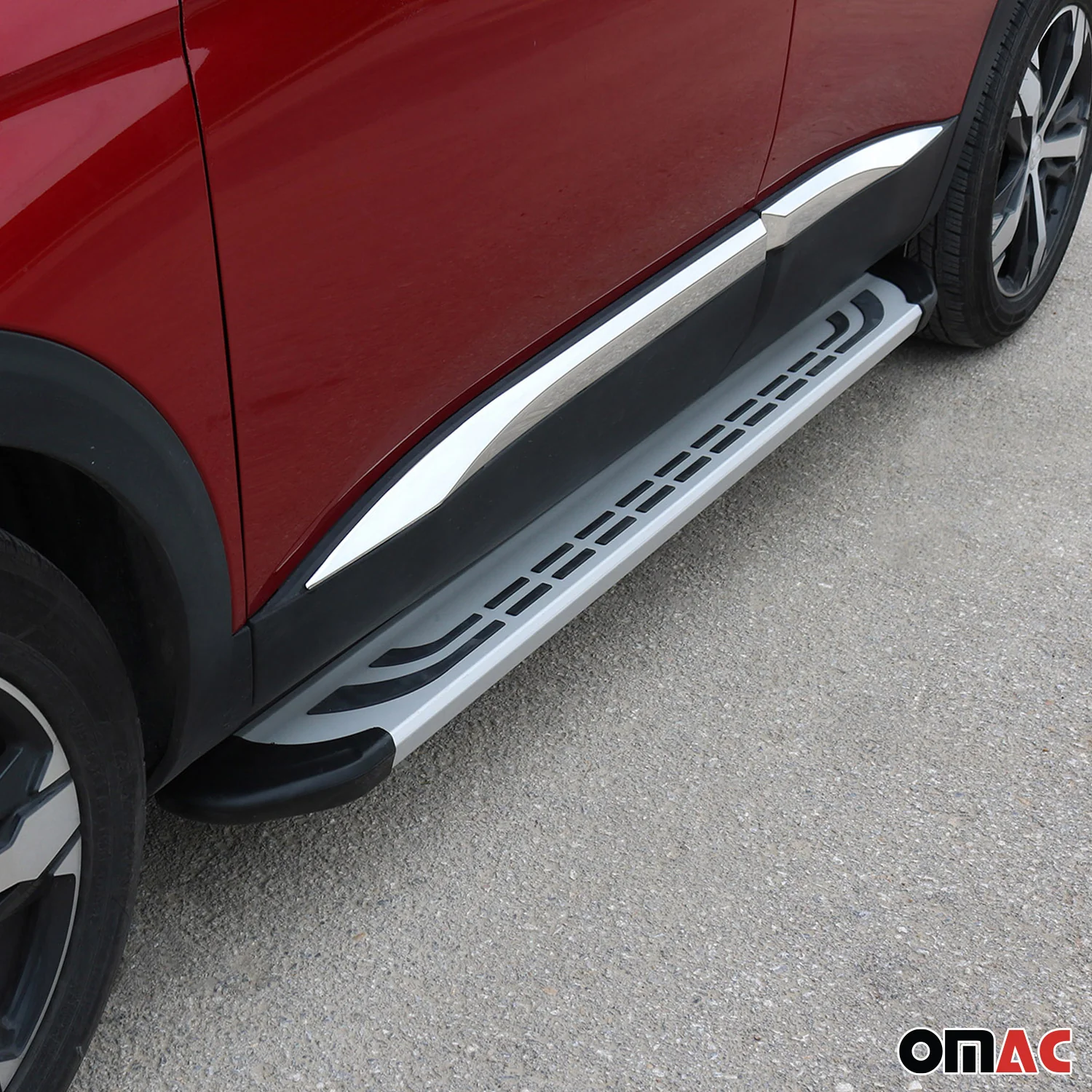 2023-2026 Mercedes GLC Class X254 Running Boards Side Steps Silver - Image 9