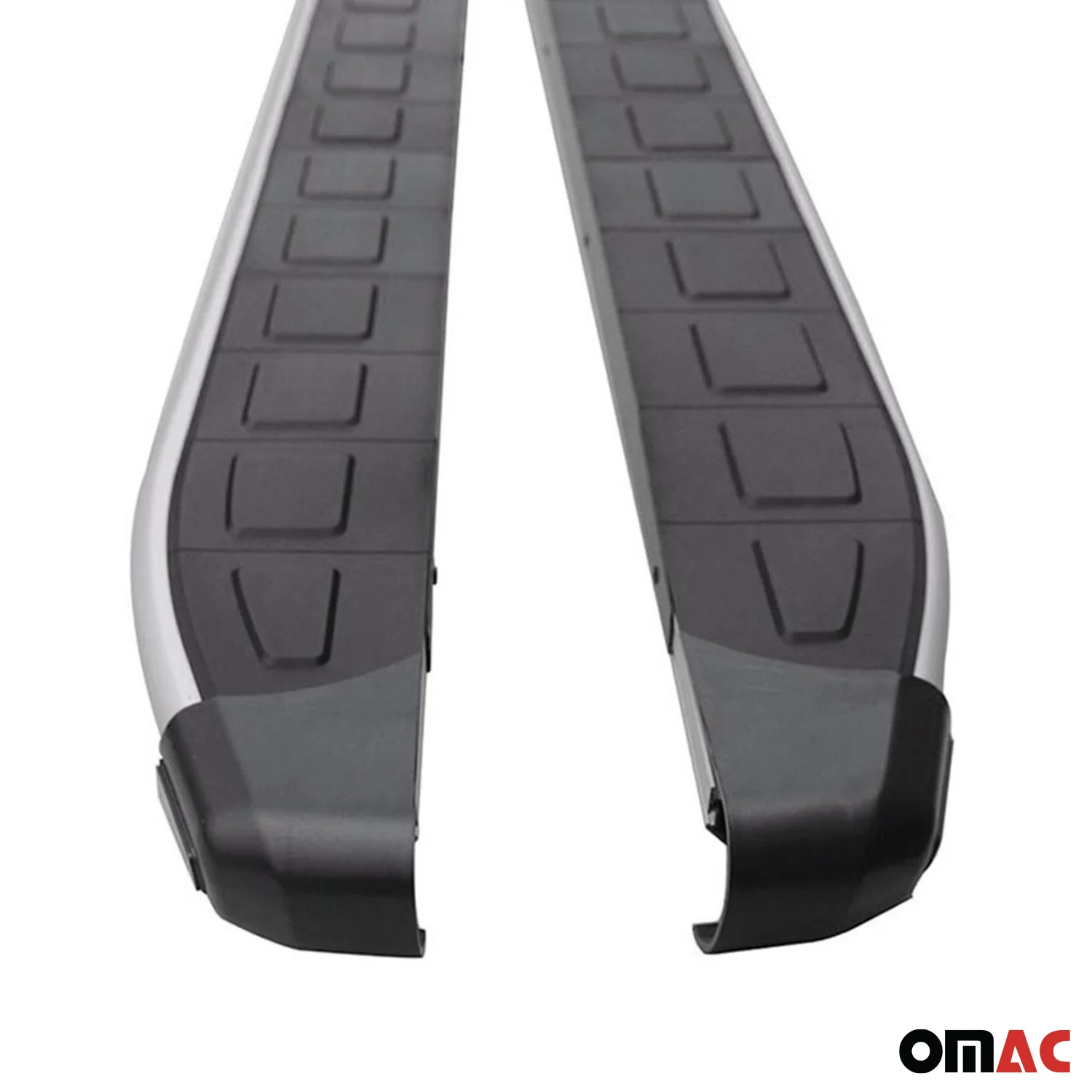 2013-2017 Ford EcoSport Running Boards Side Steps Silver & Black - Image 11