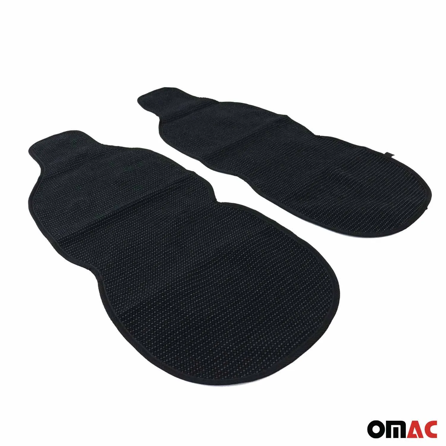 Chrysler Antiperspirant Front Seat Cover Pads Black Grey 2 Pcs - Image 4
