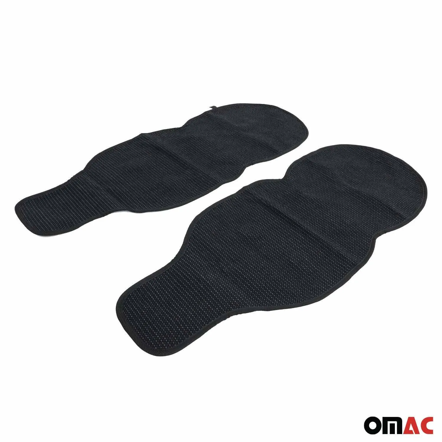 Lincoln Antiperspirant Front Seat Cover Pads Black Grey 2 Pcs - Image 5