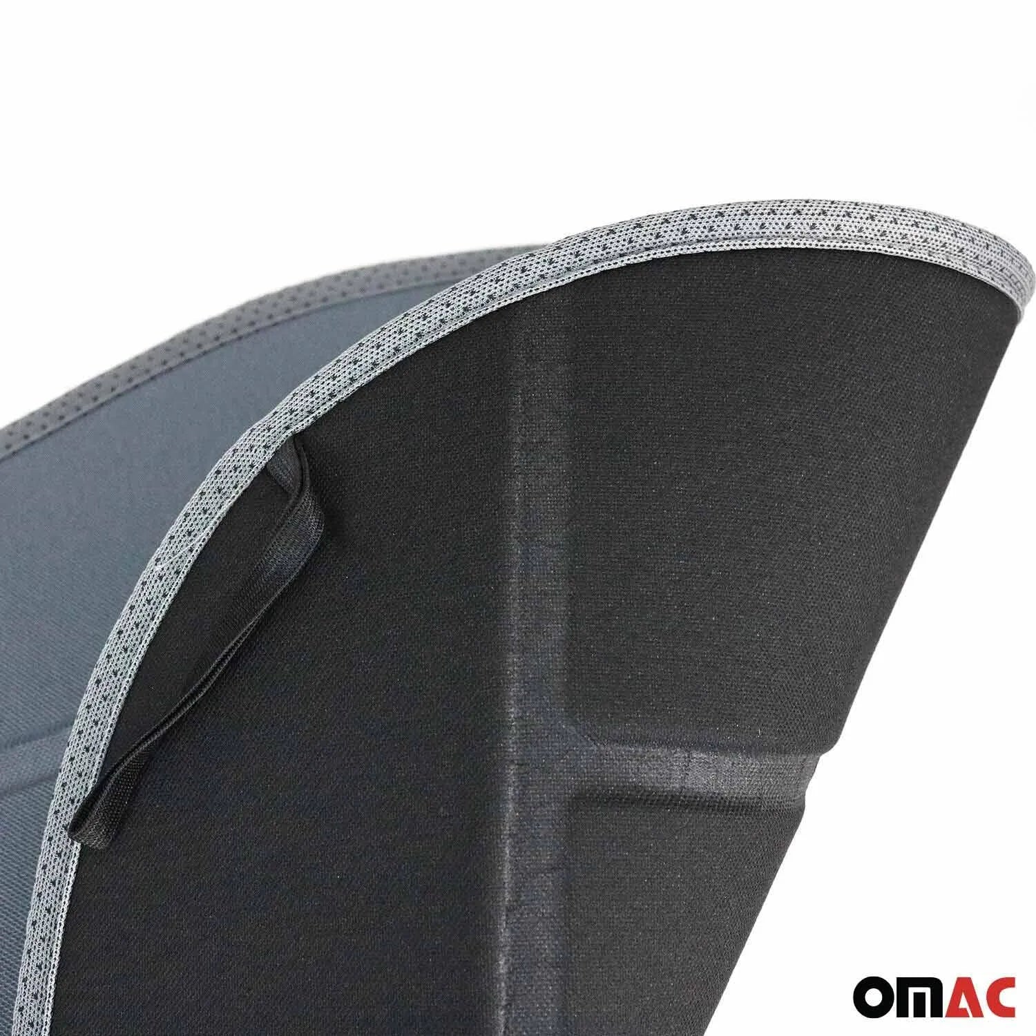 Porsche Car Seat Protector Cushion Cover Mat Pad Gray Gray 2 Pcs - Image 6