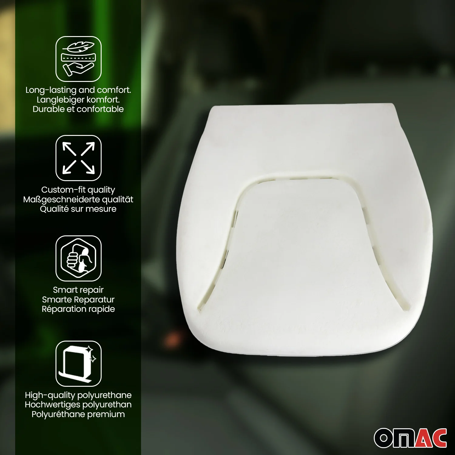 2014-2026 RAM ProMaster 1500/2500/3500 Seat Cushion Foam Pad Driver Bottom - Image 4