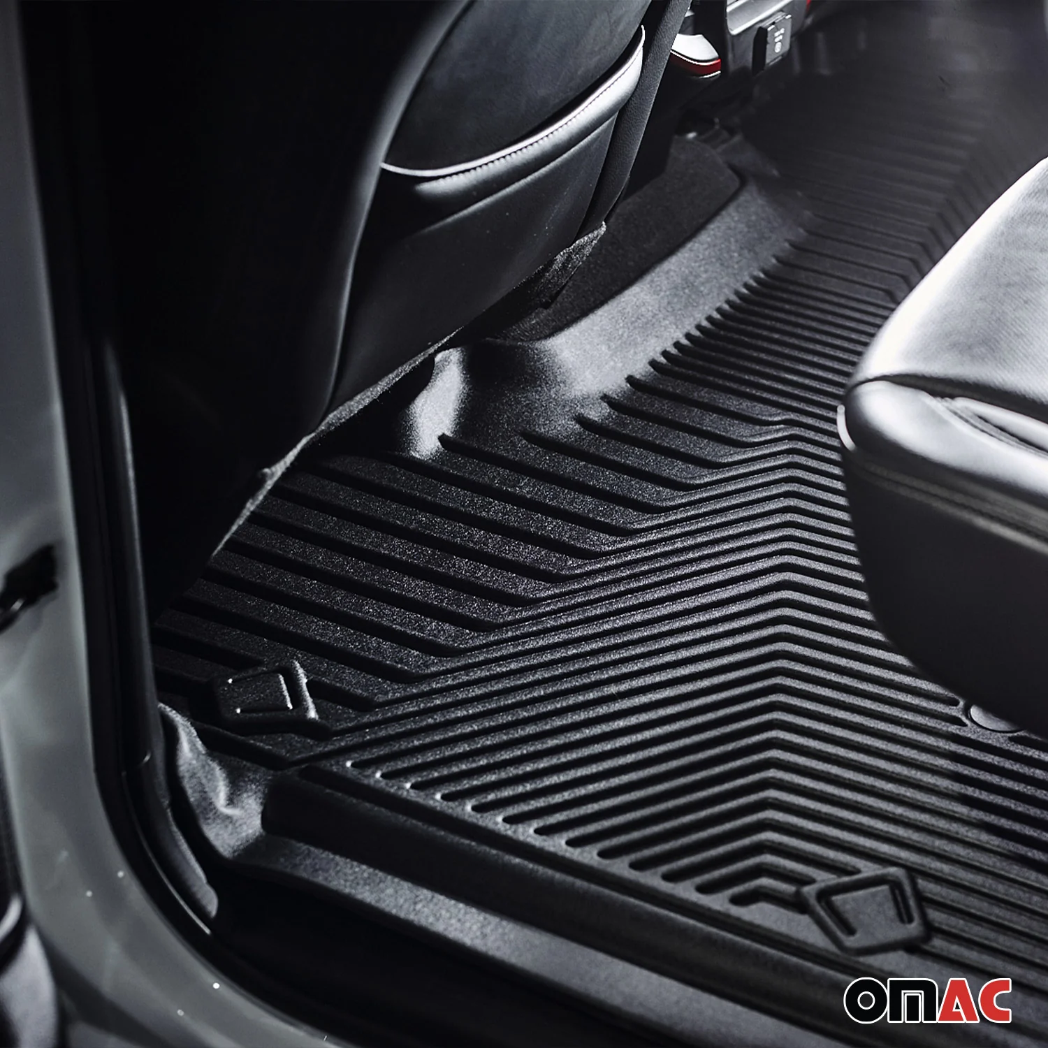 2021-2024 Chevrolet Suburban Premium Floor Mats Liners Second Row Rear - Image 2
