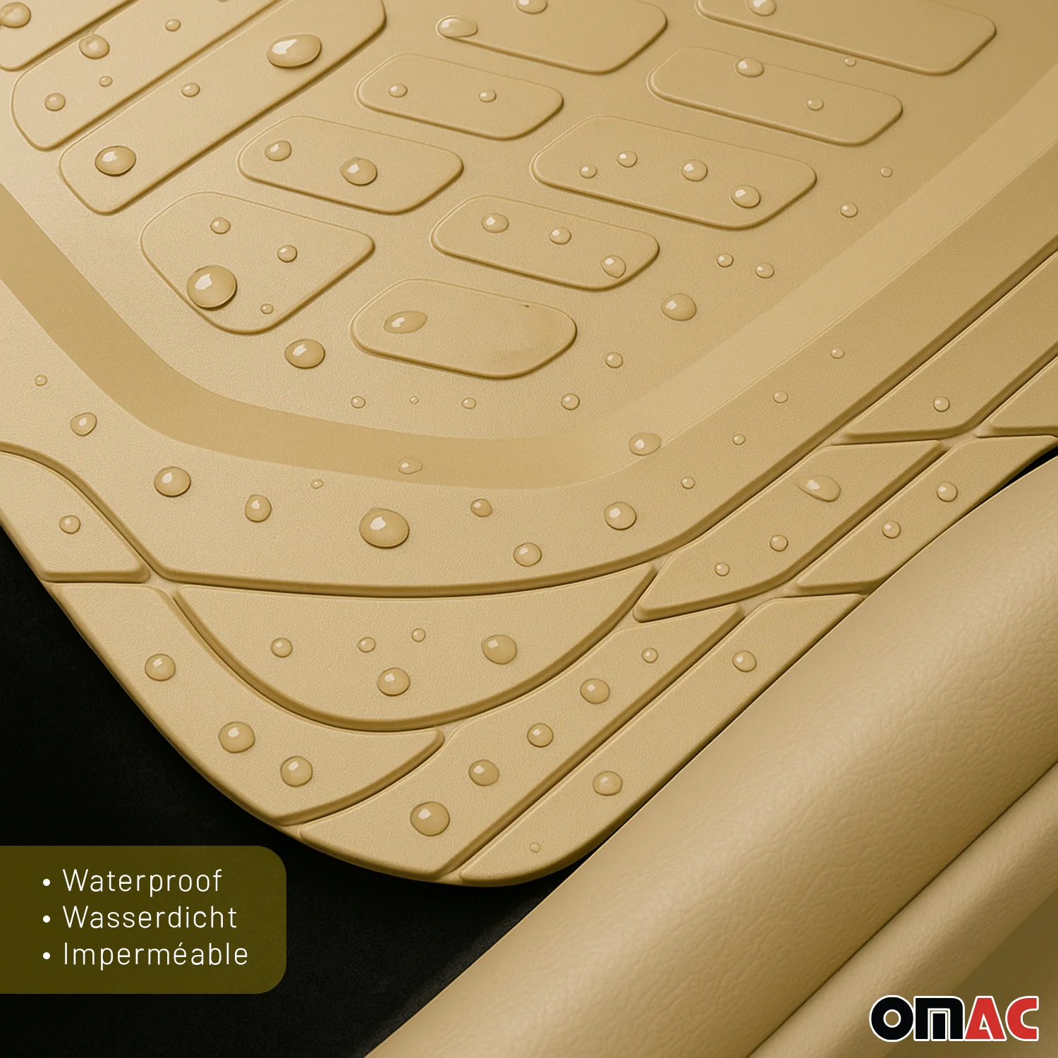 Ford Escape Heavy Duty Trim to fit Floor Mats Liner Tan All Weather 4Pcs - Image 9