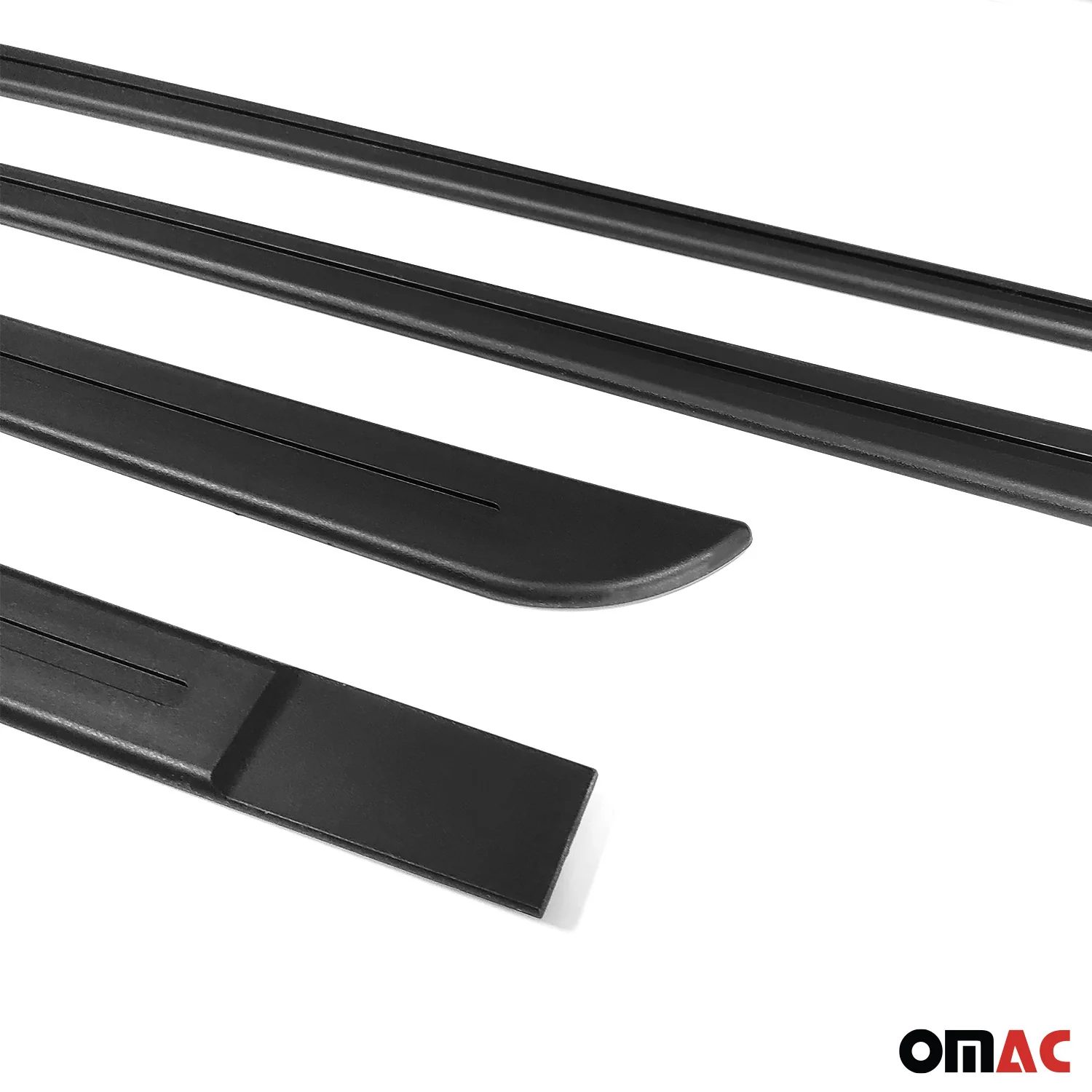 BMW Side Door Molding Trim Skirt Garnish Black 4Pcs - Image 12