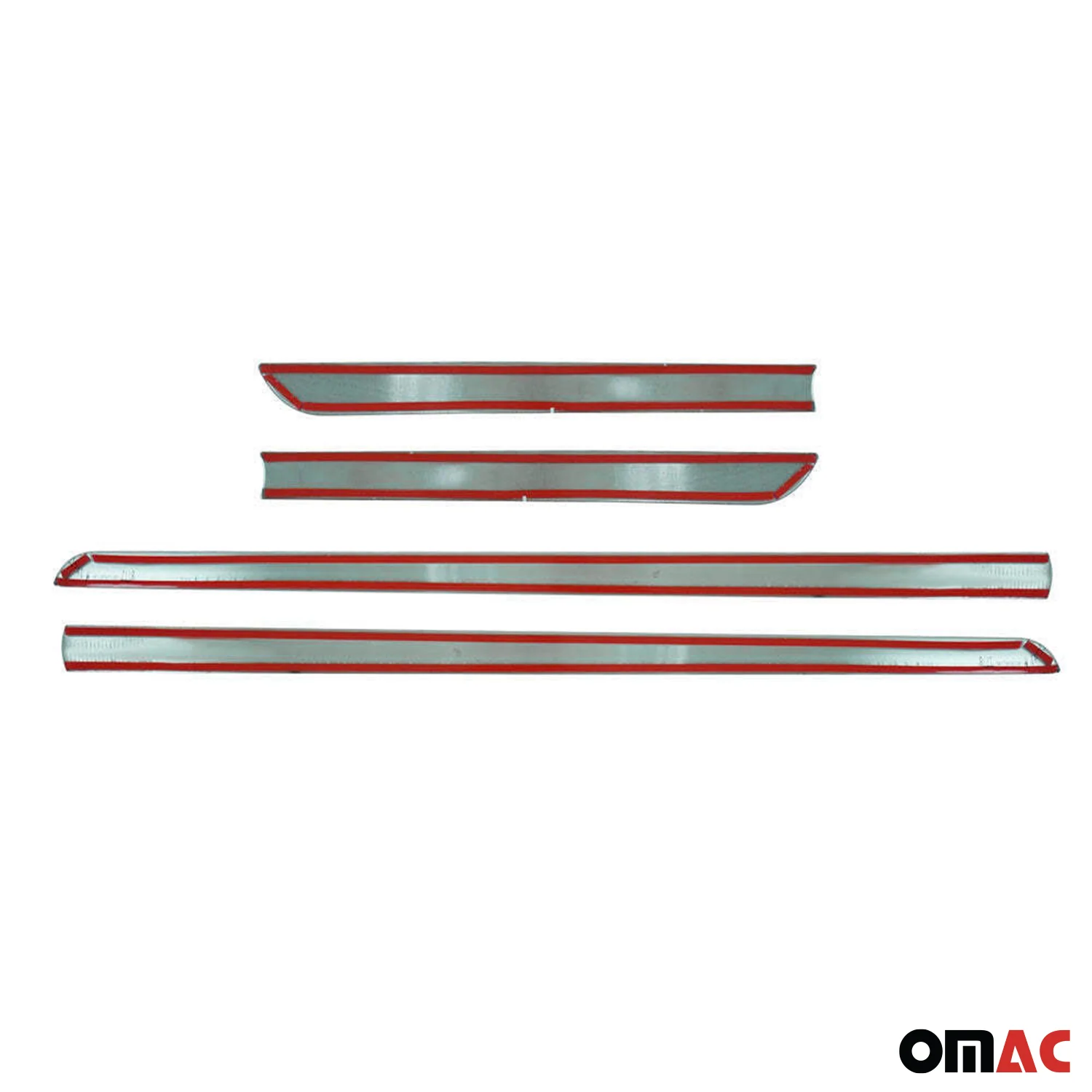 Nissan Side Door Molding Trim Skirt Garnish Stainless Steel Gloss 4Pcs - Image 5