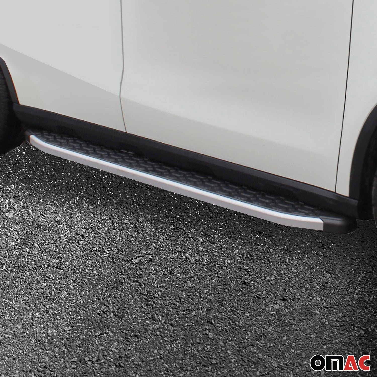 2013-2017 Ford EcoSport Running Boards Side Steps Silver & Black - Image 11