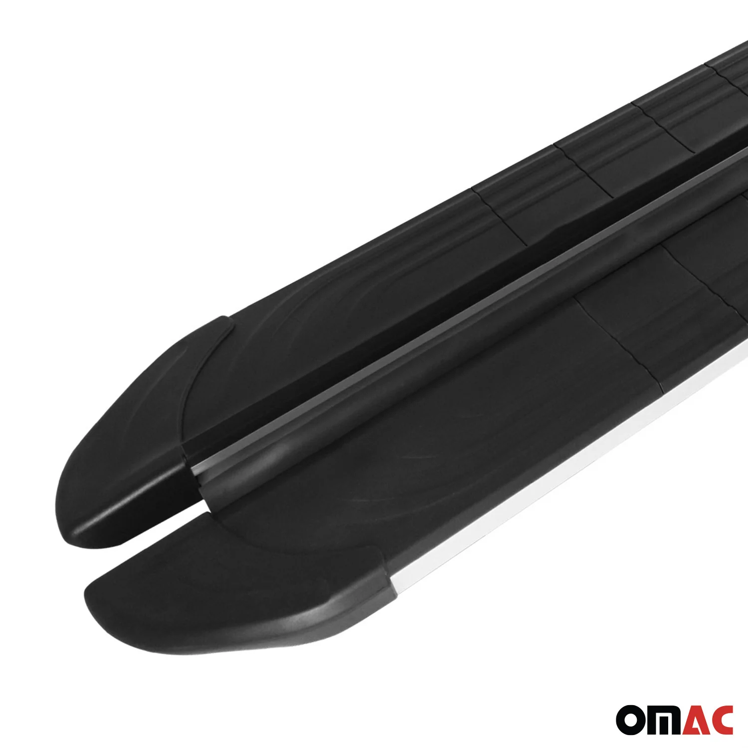 2020-2026 Ford Escape Running Boards Side Steps Silver & Black - Image 10