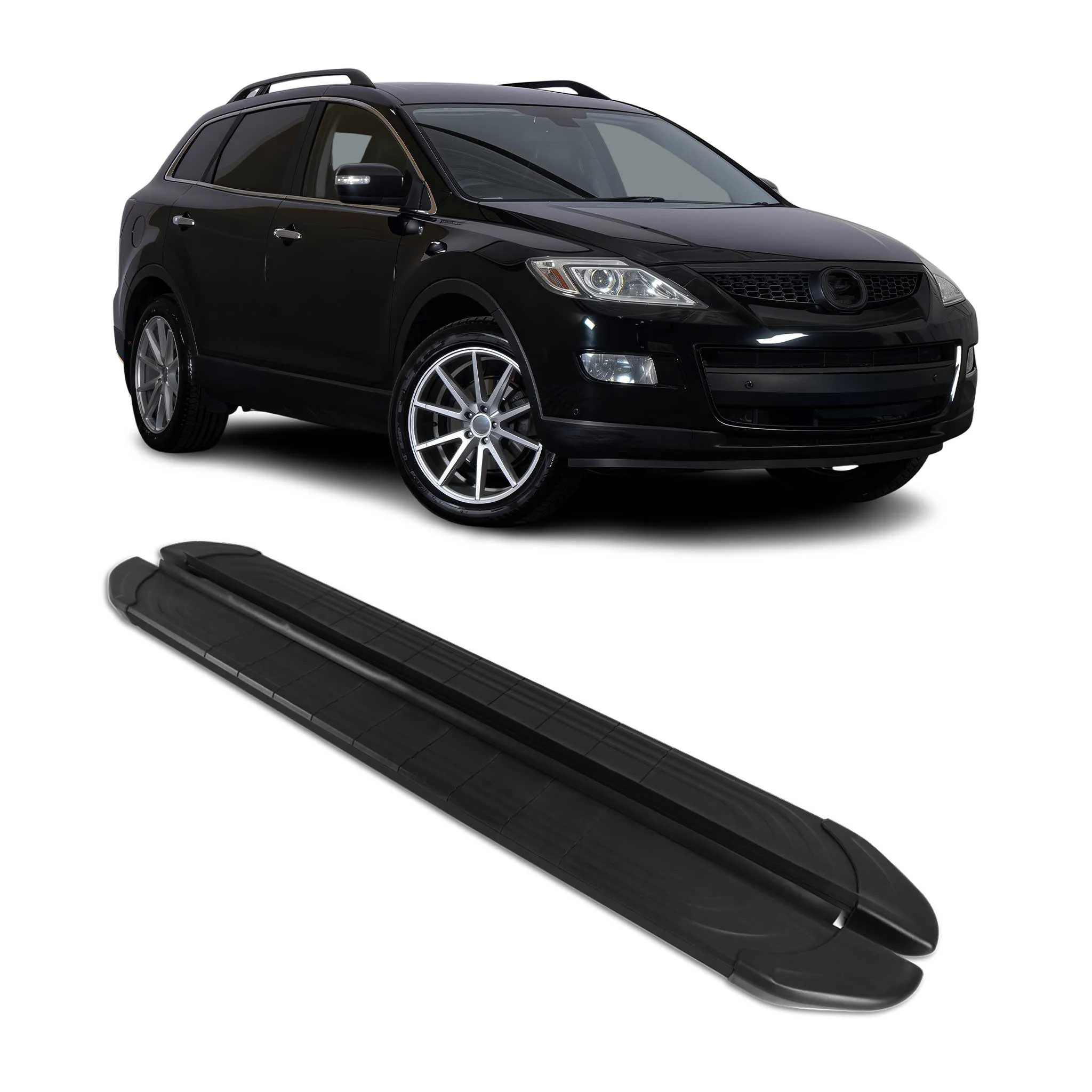 2007-2015 Mazda CX-9 Running Boards Side Steps Black