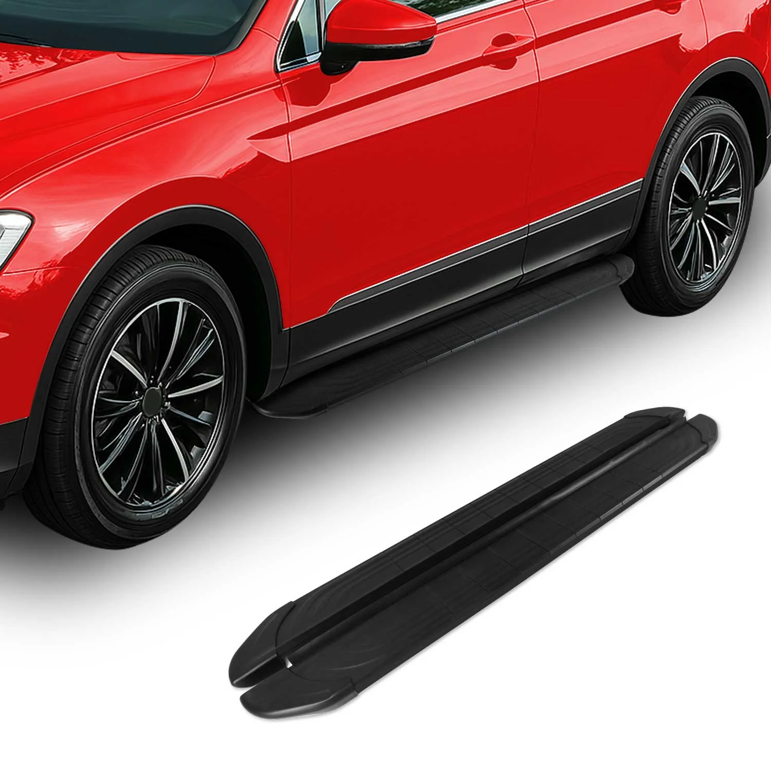 2018-2023 VW Tiguan 2.gen Running Boards Side Steps Black - Image 2