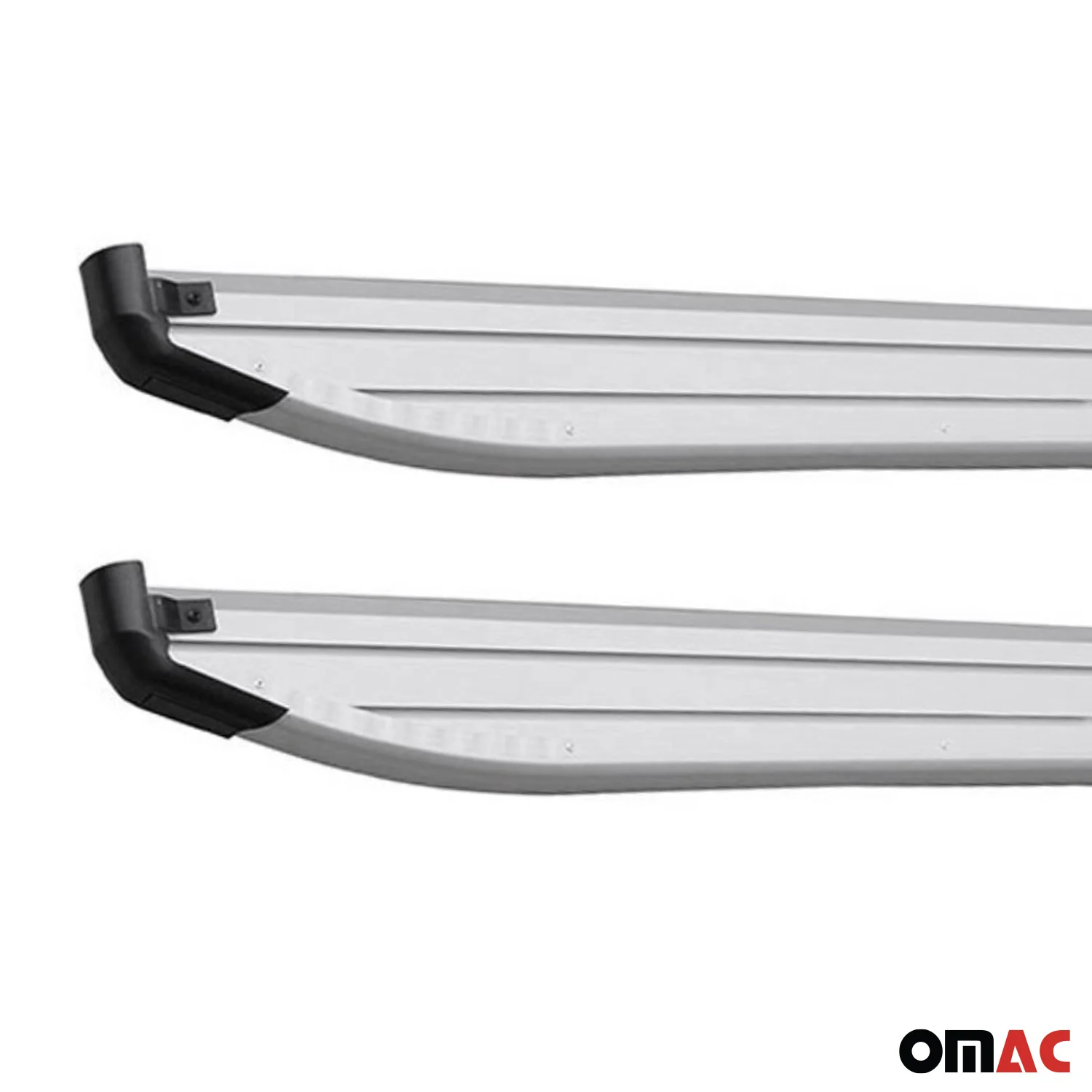 2014-2020 Acura MDX Running Boards Side Steps Silver & Black - Image 8
