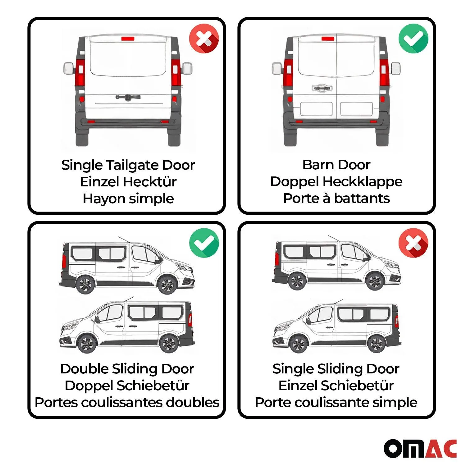 2006-2018 Mercedes Sprinter W906 L3 Long WB Side Window Curtain Black 14x - Image 4