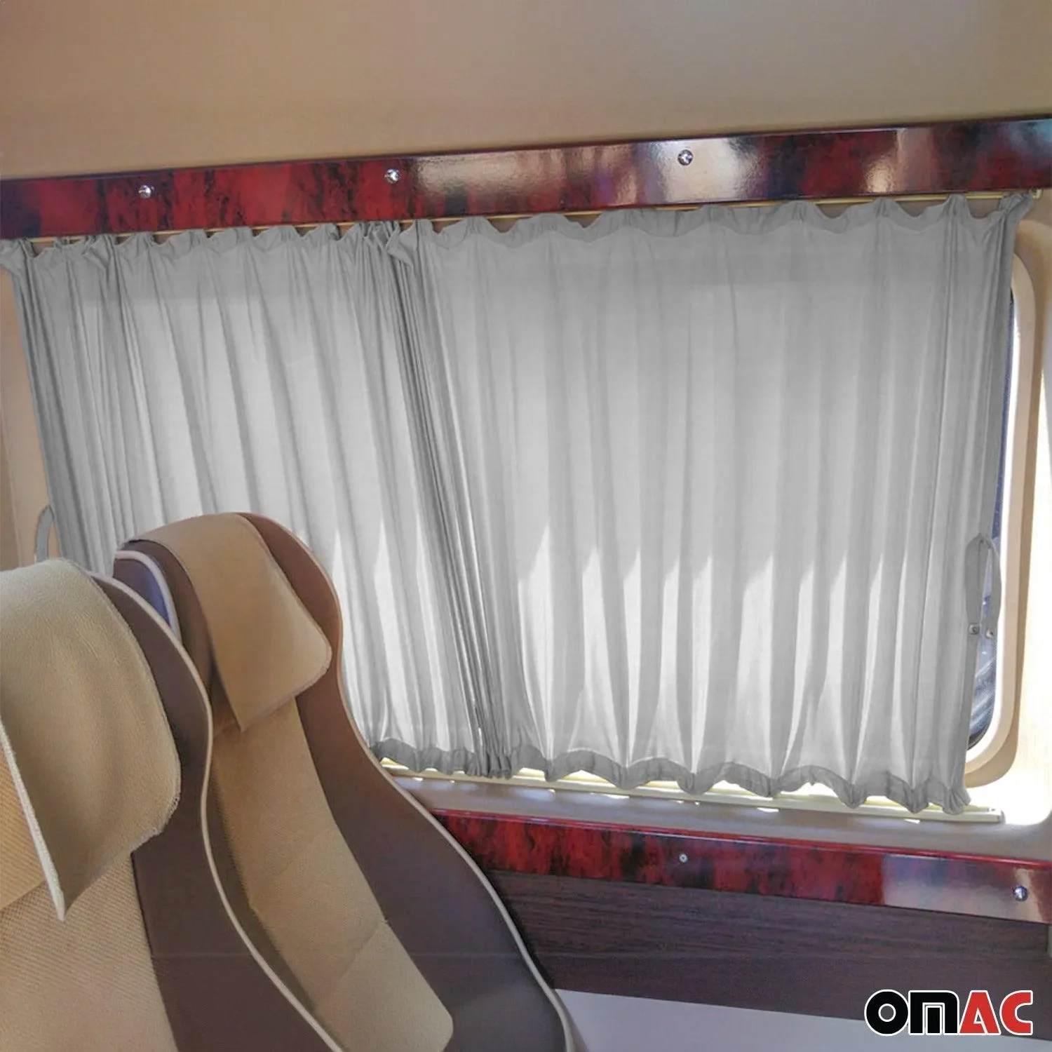 2016-2024 Mercedes Metris Side Window Curtain Sunshade UV Block Gray 10Pcs - Image 2
