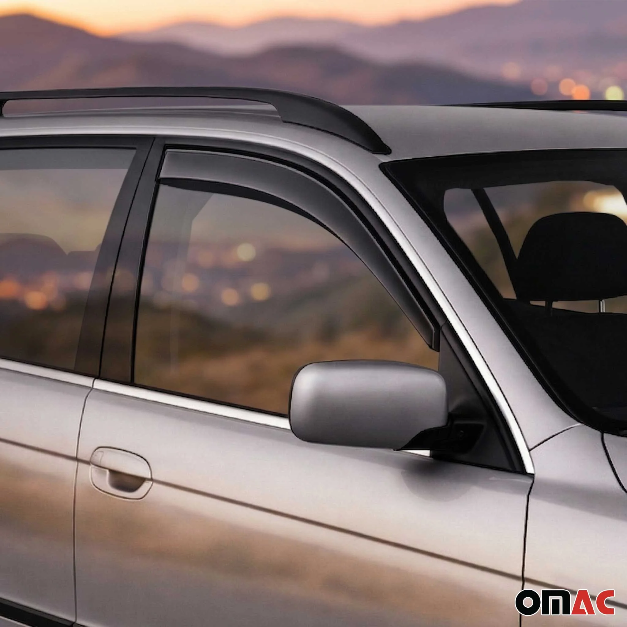 1997-2003 BMW 5 Series E39 Sedan Wagon Window Visor Vent Rain Deflector 2Pcs Smoke - Image 6