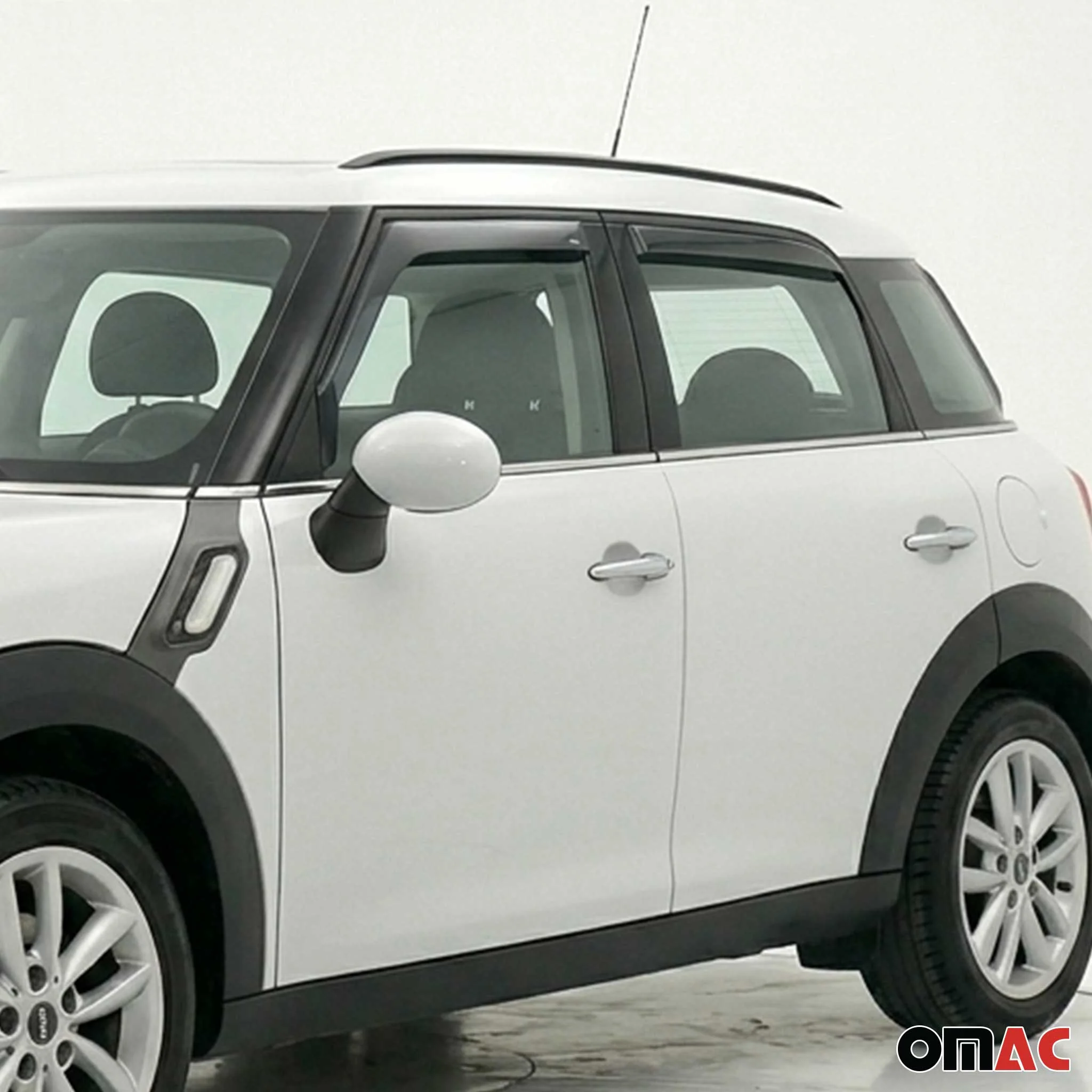 2011-2016 Mini Countryman R60 Window Visor Vent Rain Deflector 4Pcs Smoke - Image 6