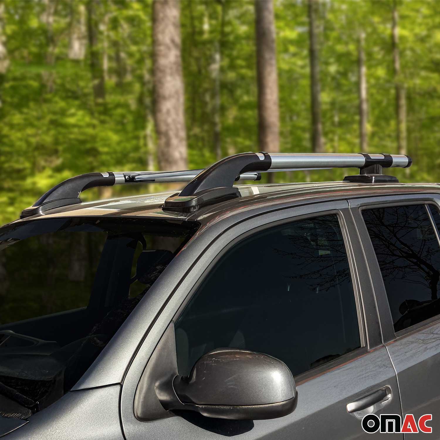 2005-2021 Nissan Frontier Double Cab Roof Rack Rails Side Rails Silver - Image 10