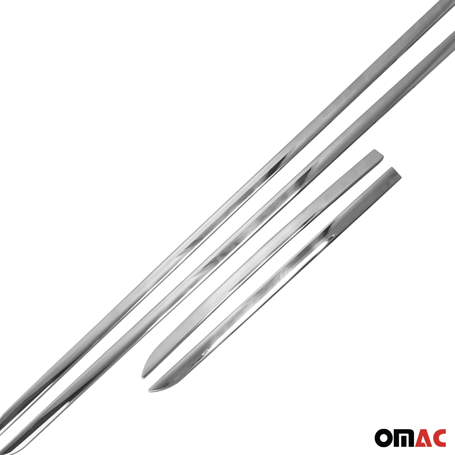 2014-2019 Smart Forfour Side Door Molding Trim Skirt Garnish Stainless Steel Silver 4Pcs - Image 8