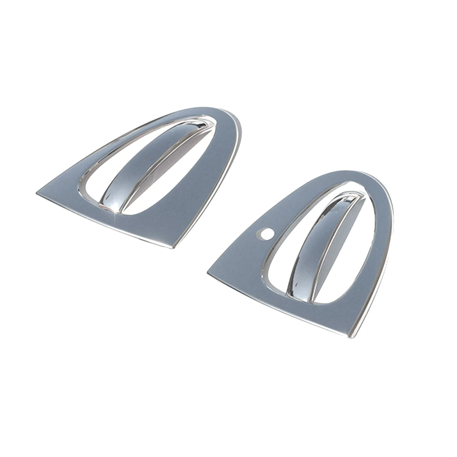 2007-2015 Smart ForTwo Car Door Handle Cover Protector Stainless Steel Chrome 4 Pcs - Image 3