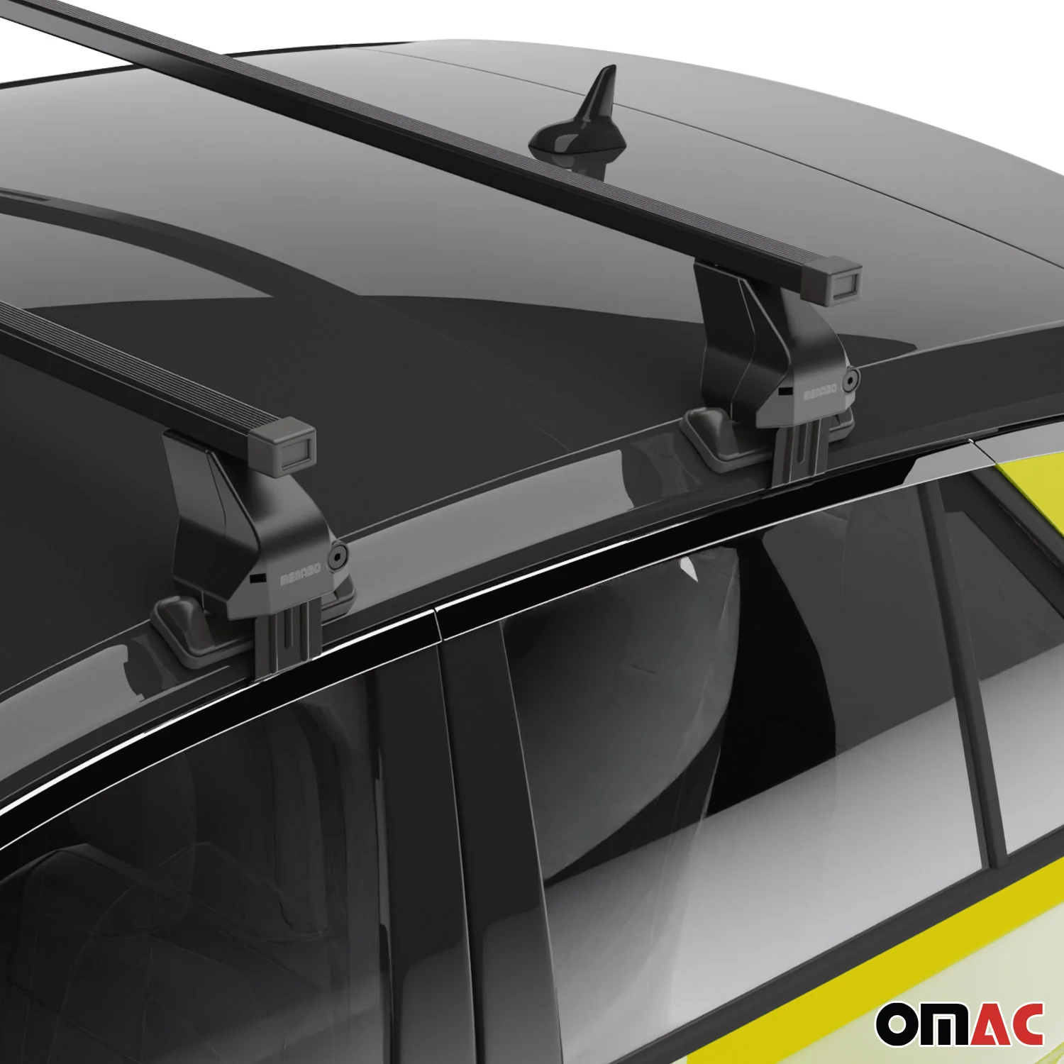 2019-2024 Nissan Juke Roof Rack Cross Bars Black - Image 6