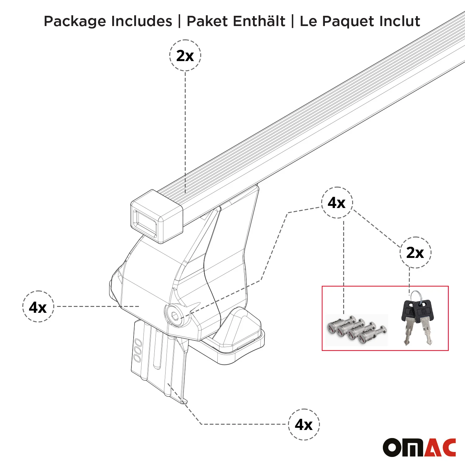 2011-2018 Porsche Cayenne Roof Rack Cross Bars Black - Image 8