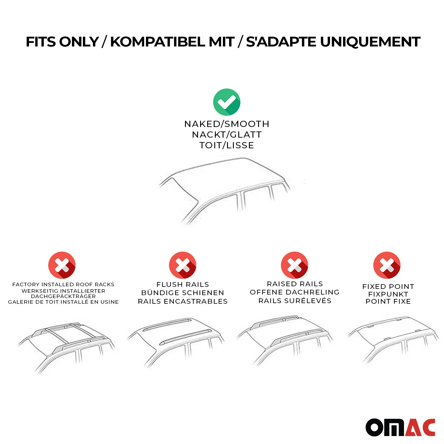 2006-2013 Audi A3 Sportback Roof Rack Cross Bars Luggage Carrier 2 Pcs - Image 8