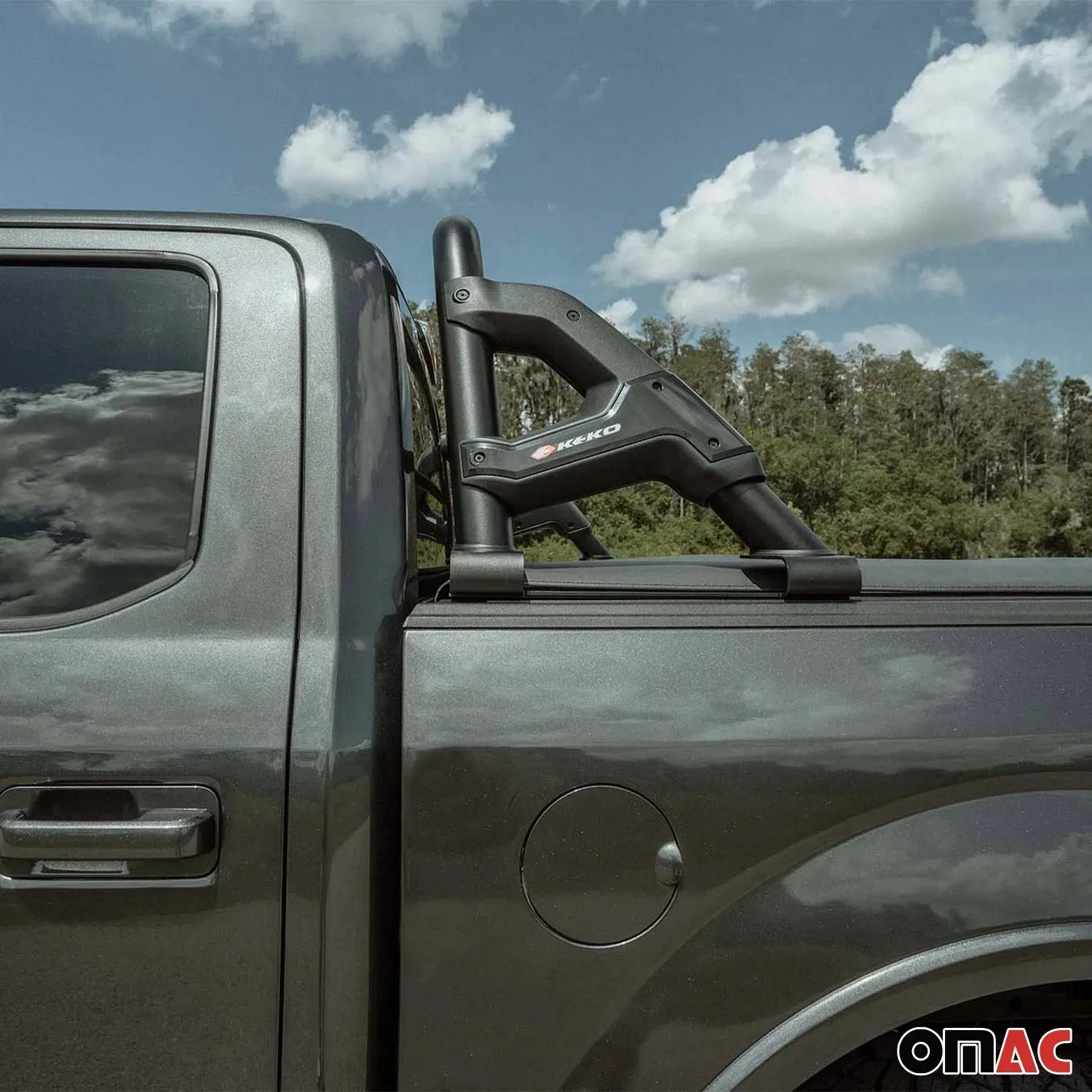 2015-2023 Ford F-150 Sports bar Roll Bar Sport Rack Head Cargo Bed Black - Image 2
