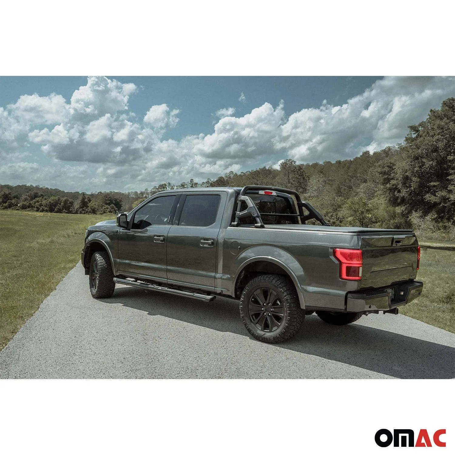 2015-2023 Ford F-150 Sports bar Roll Bar Sport Rack Head Cargo Bed Black - Image 7