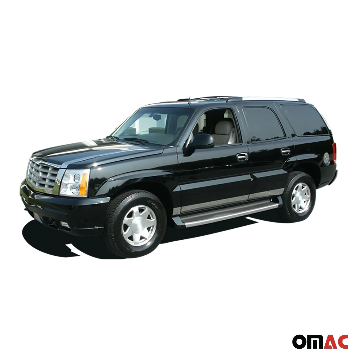 2002-2006 Cadillac Escalade Stainless Rear Window Trim 2Pc - Image 2