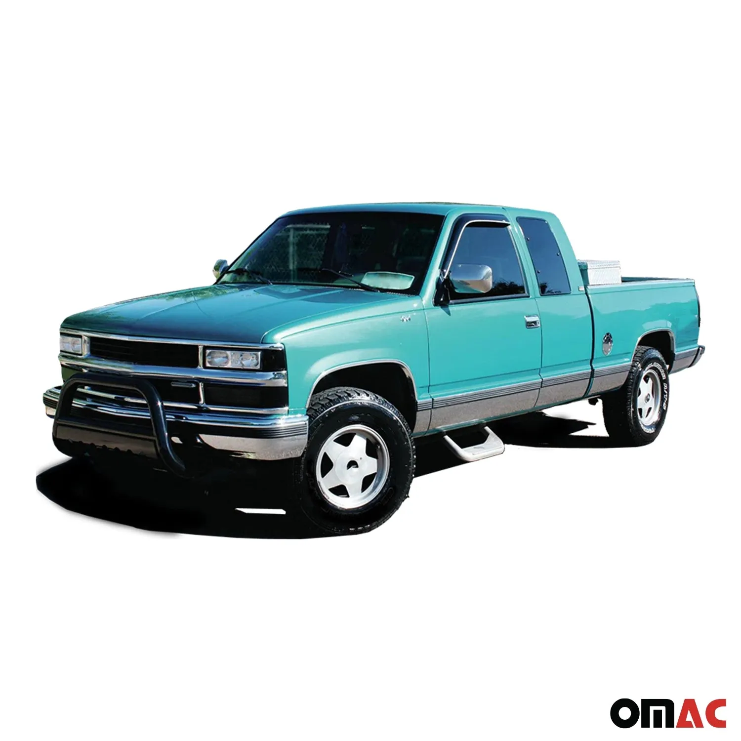 1996-1998 Chevrolet Silverado Extended Short Stainless Rocker Panel Trim - Image 3