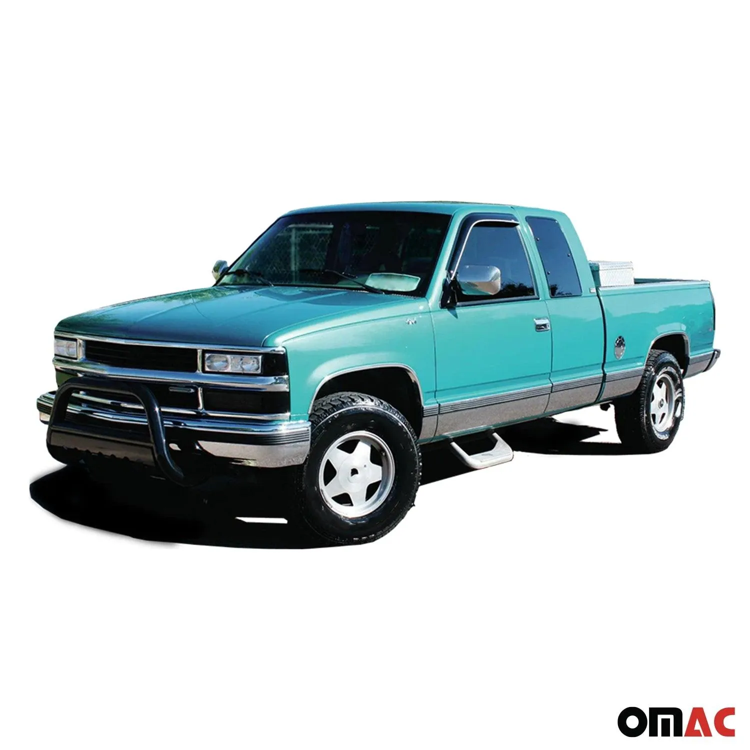 1993-1999 Chevrolet Silverado Stainless Rocker Panel Trim 12 Pcs - Image 3