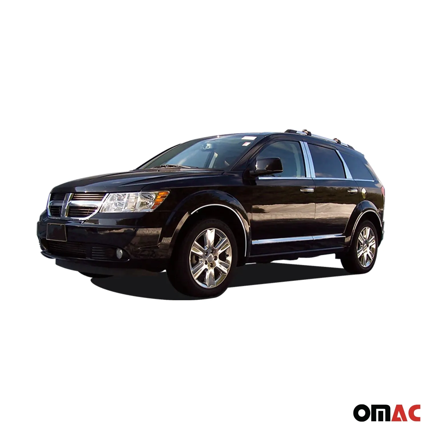 2009-2020 Dodge Journey Stainless Rocker Panel Trim 4 Pcs - Image 3