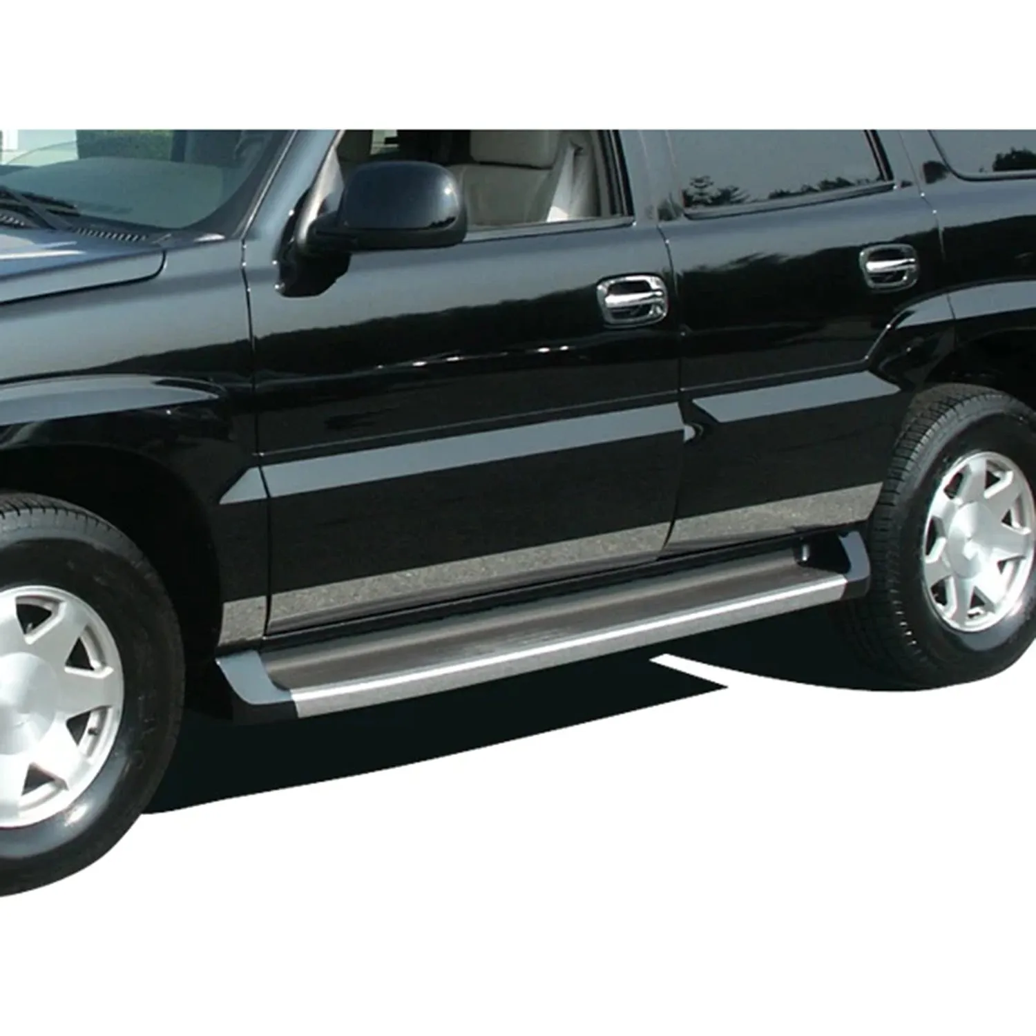 2002-2006 Cadillac Escalade Stainless Rocker Panel Trim 6Pc - Image 2