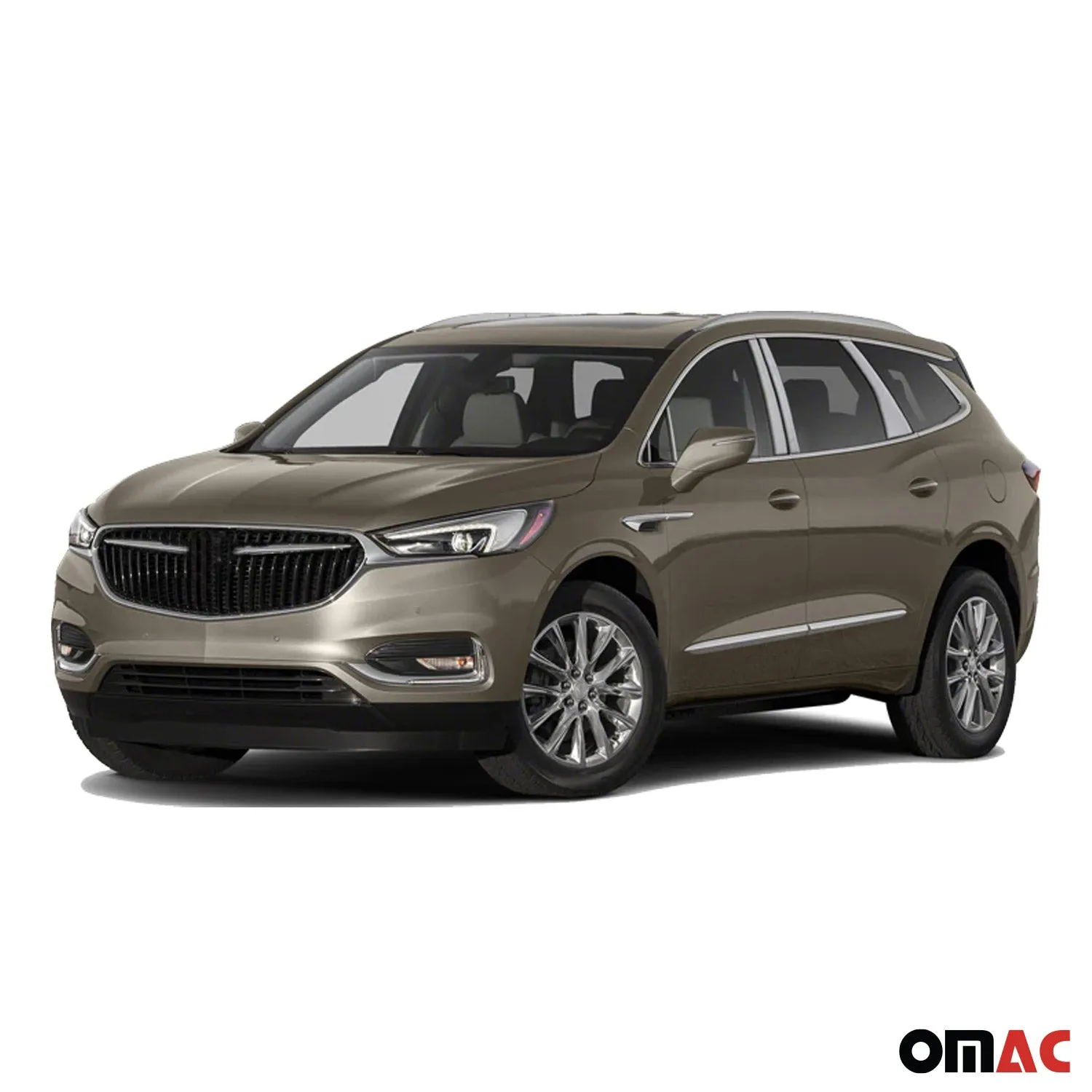 2018-2023 Buick Enclave Stainless Steel Pillar Trim 12 Pcs - Image 2