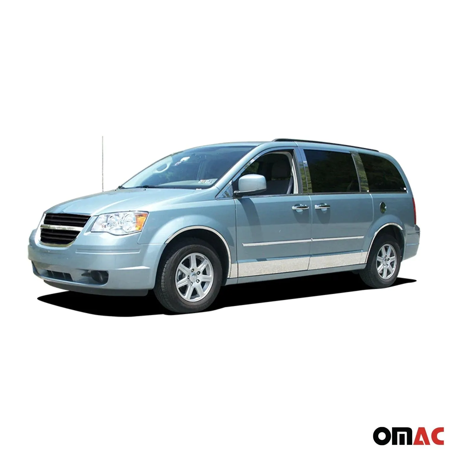 Dodge Grand Caravan Stainless Steel Wheel Well Trim 4Pc - Image 2
